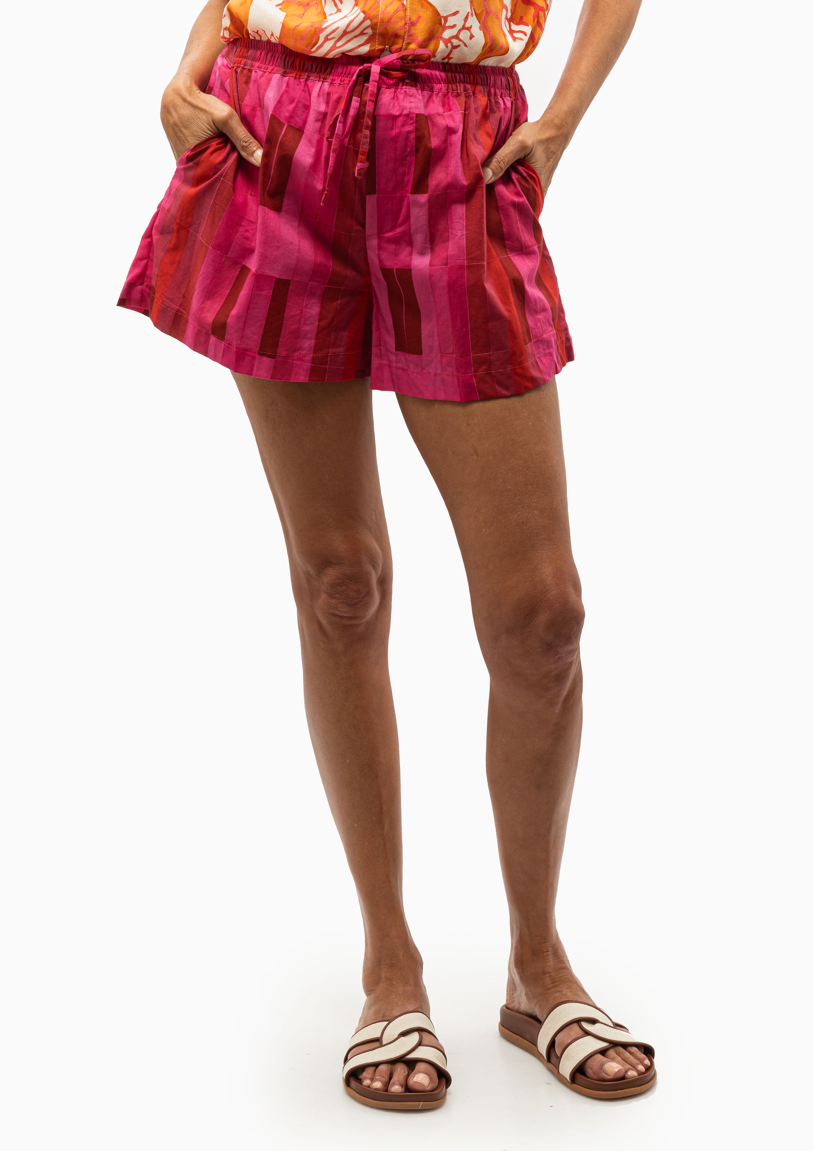 Jasper Short | Sea Glass Cotton Pink