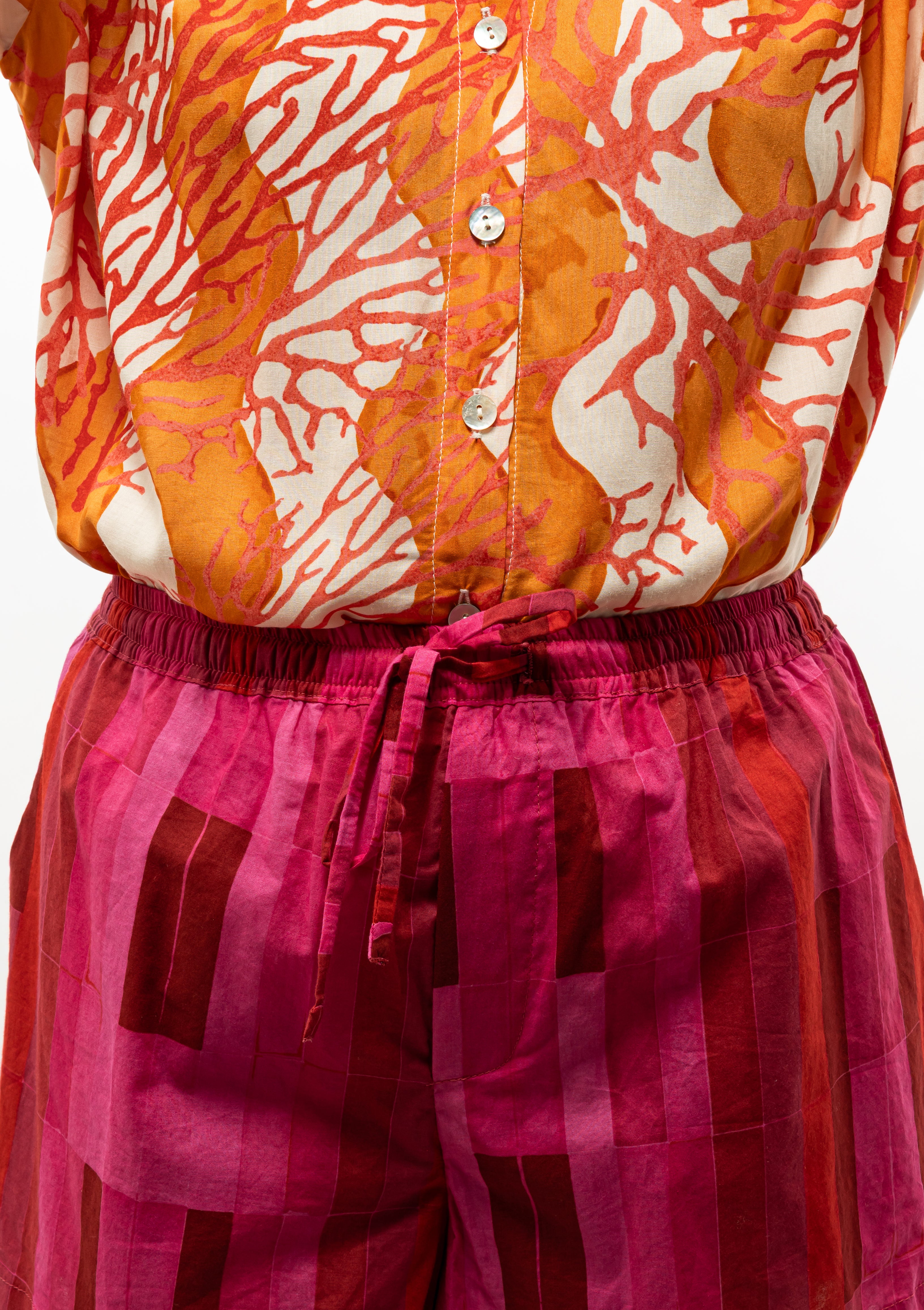 Jasper Short | Sea Glass Cotton Pink
