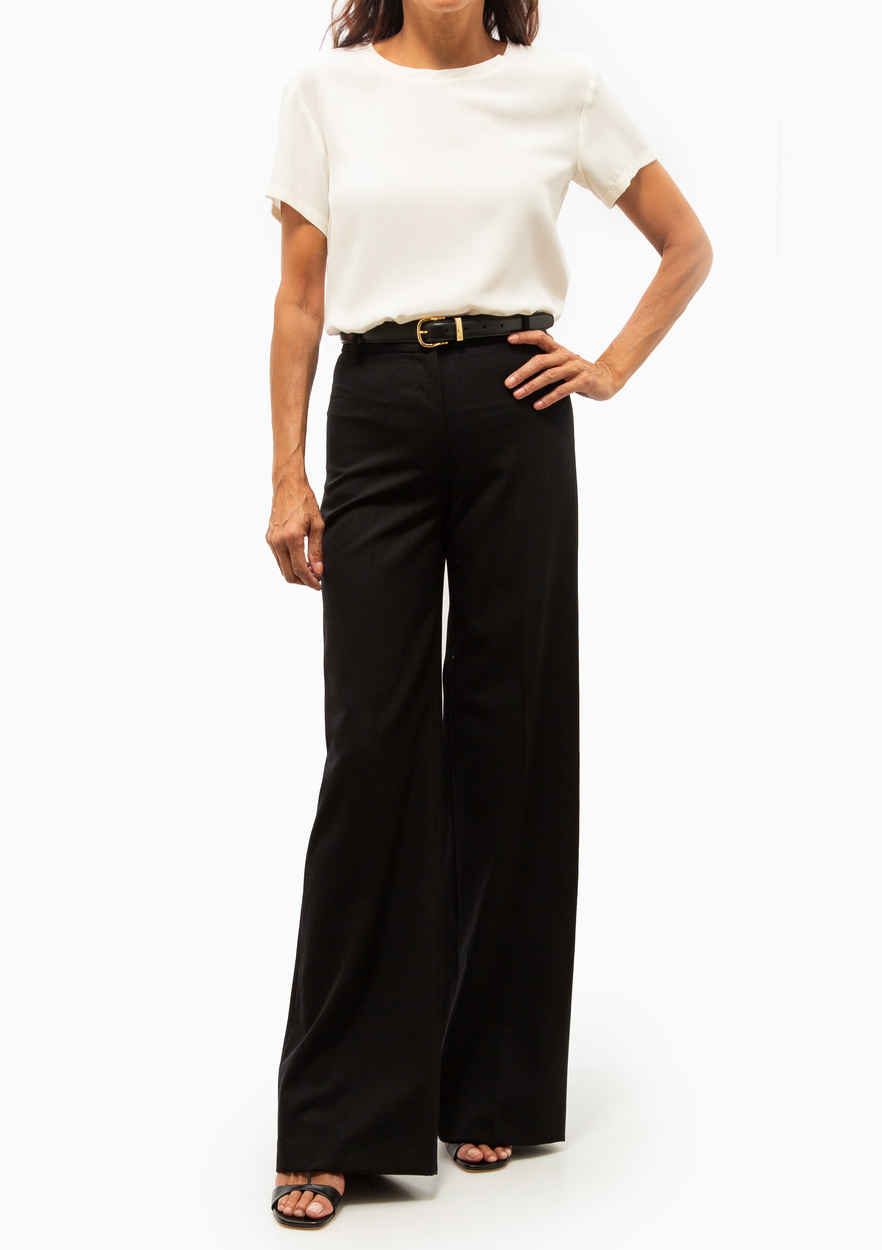 Reade Silk Top | Ivory
