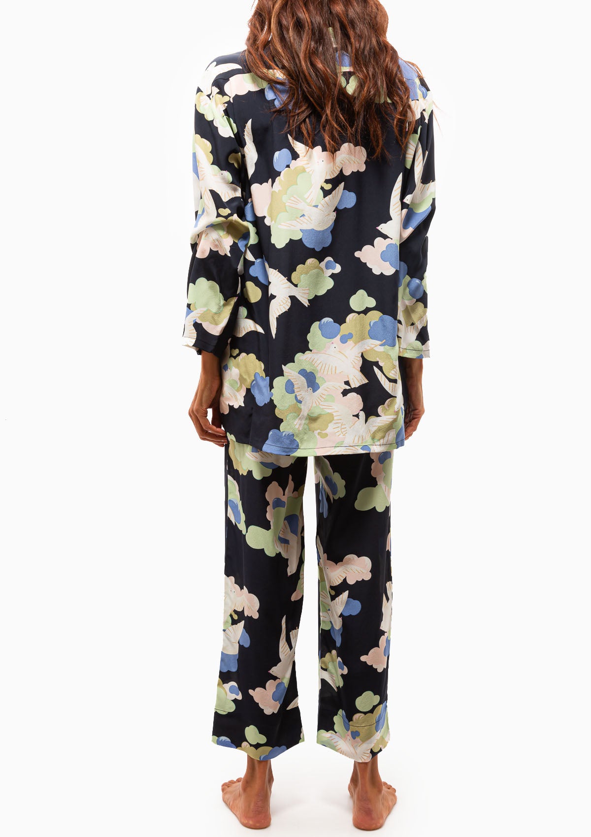 Casablanca Silk Crepe De Chine Pajamas | Jacques