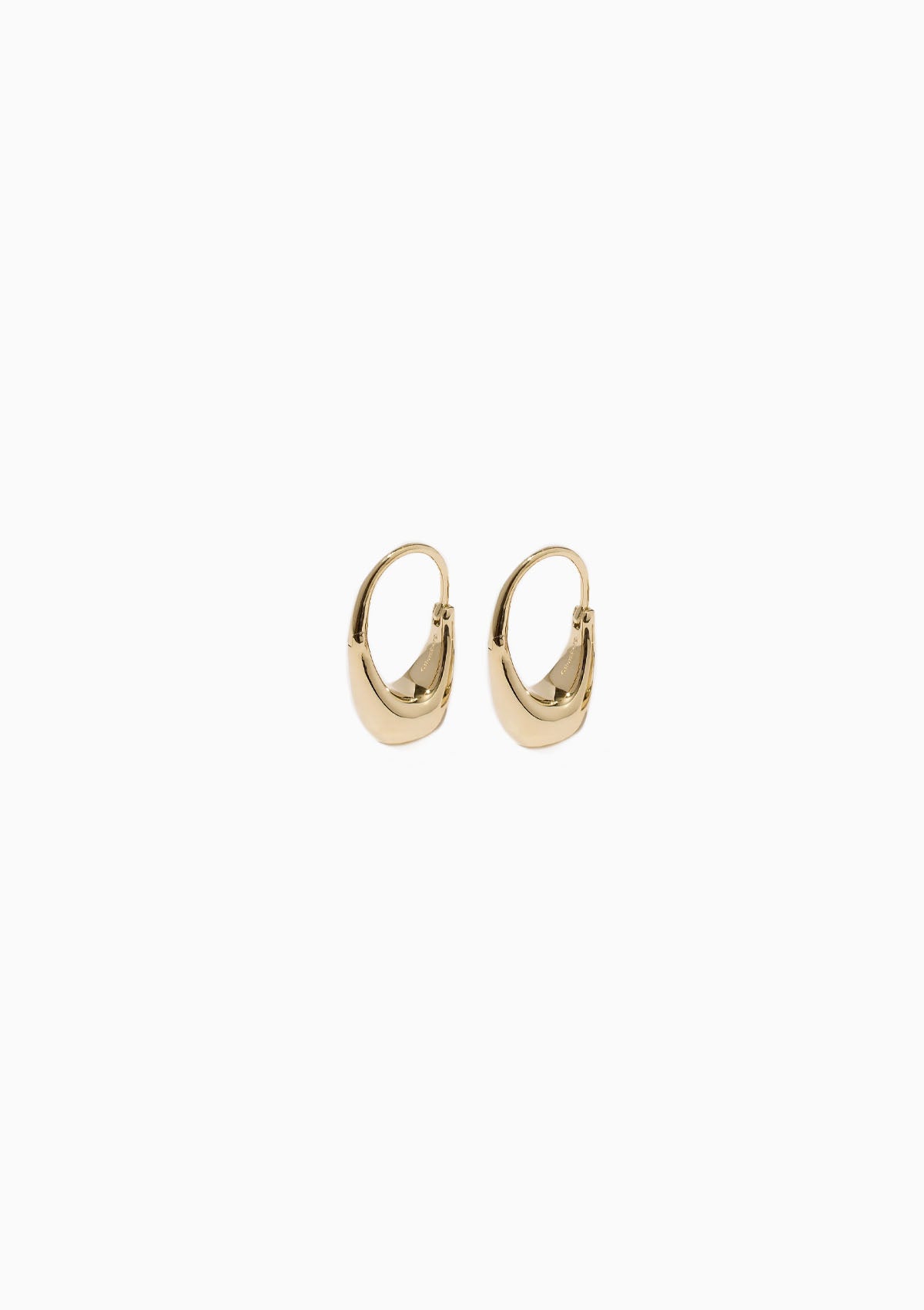 Roscida Drop Hoops | Gold