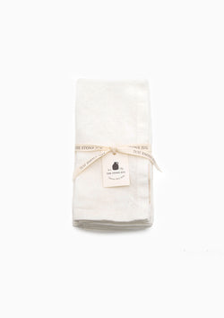 Cloud 100% Stone Washed Linen Napkin | Set Of 4