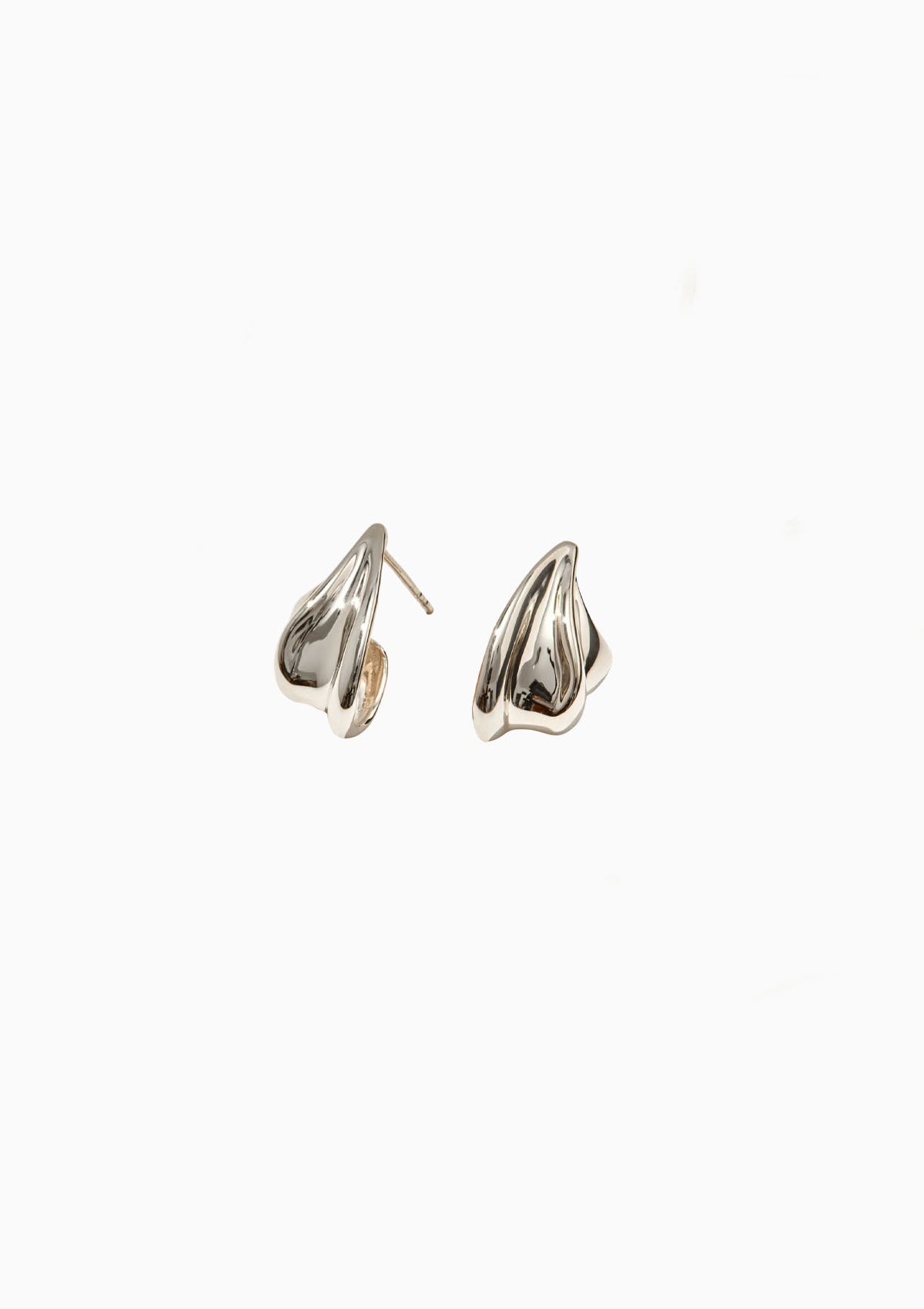 Wave Earrings | Silver