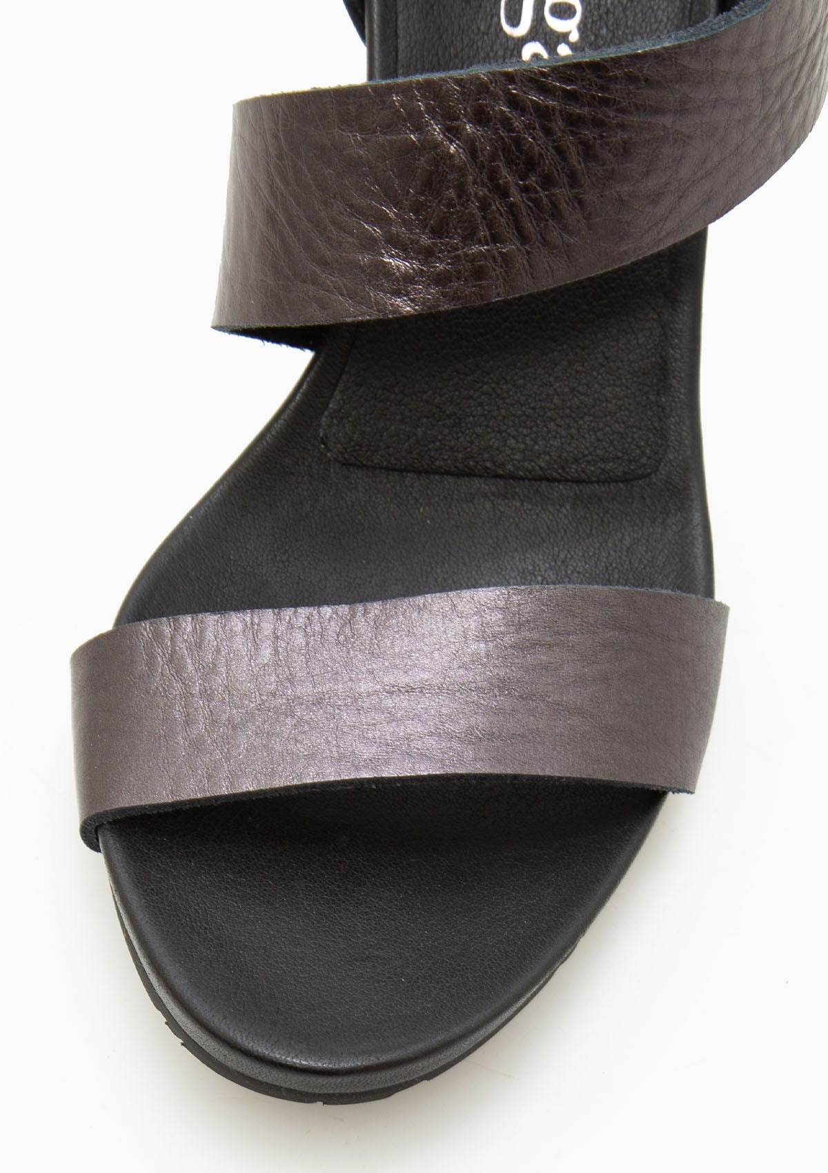 West Heel | Antracite Cervo Lame