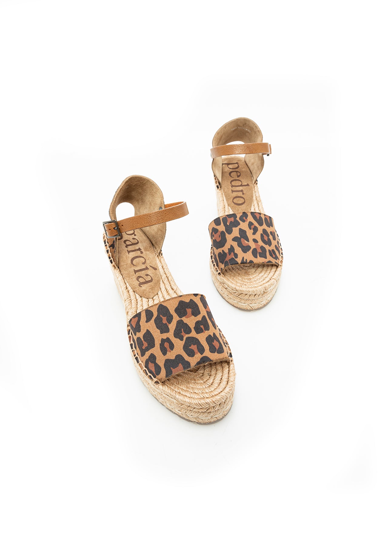 Orazia Wedge | Leopard Satin