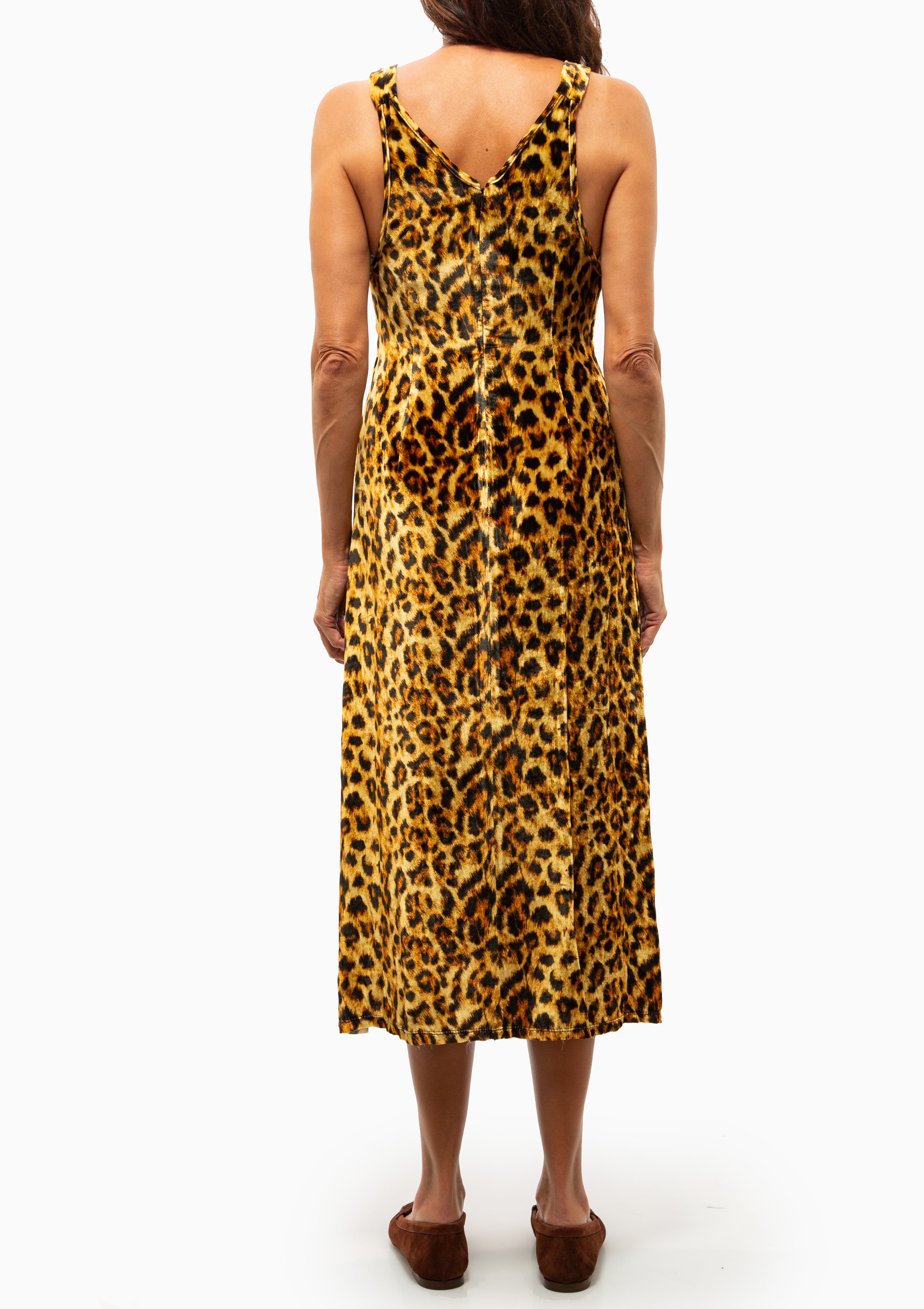 Grunge Slip | Light Brown Leopard