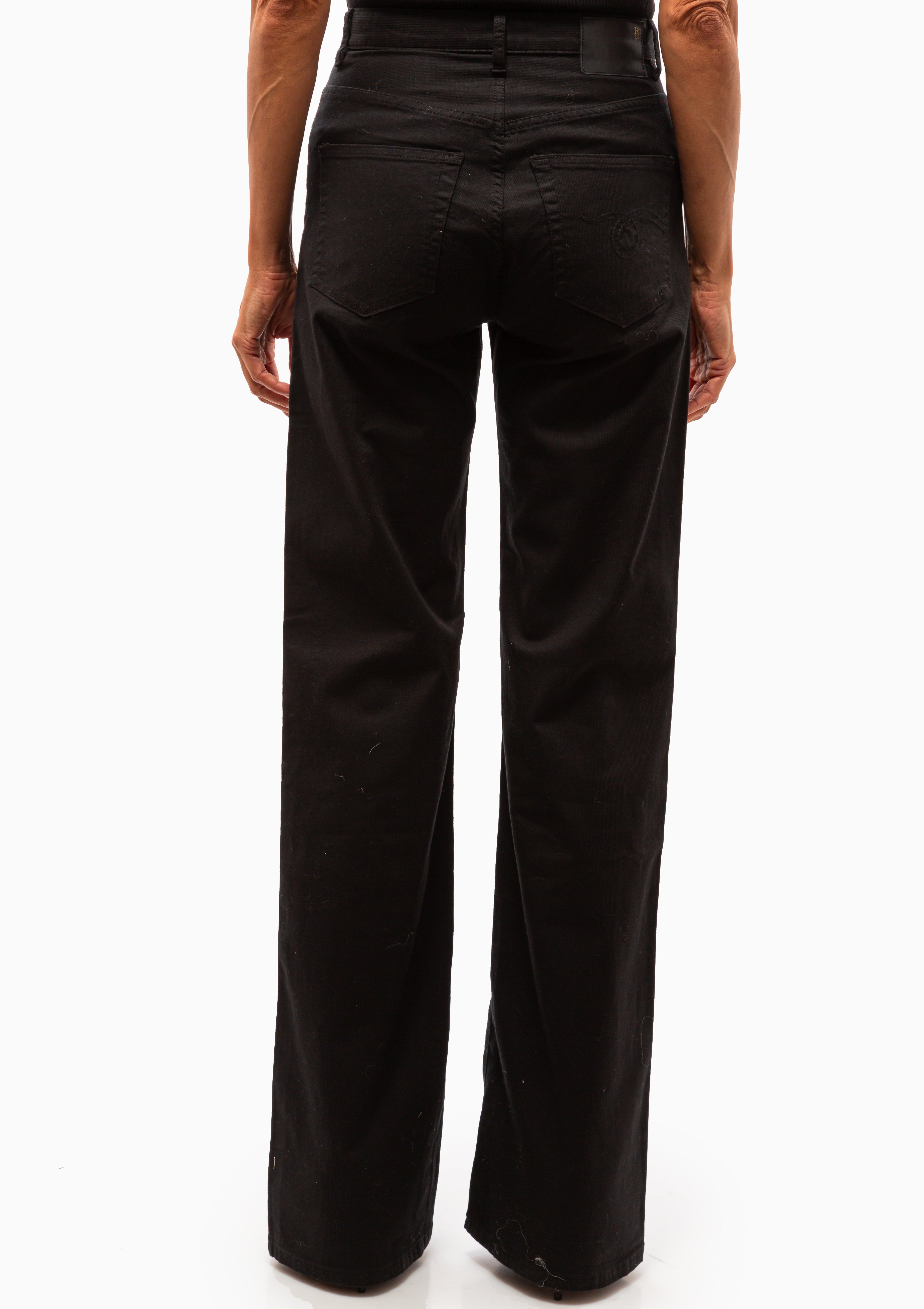 Jane Jean | Black Stretch Bedford Cord