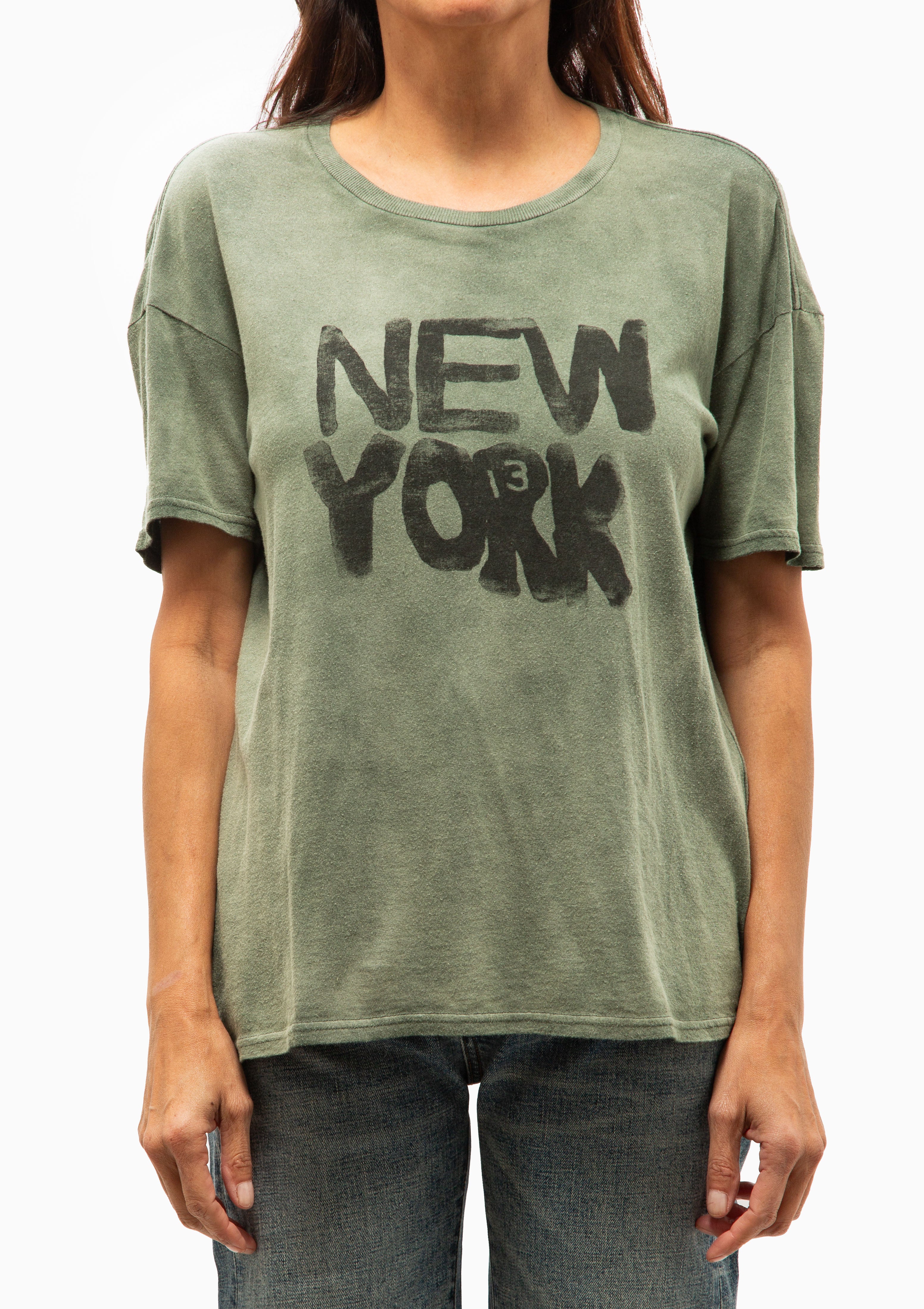 NY Relaxed T | Olive Green