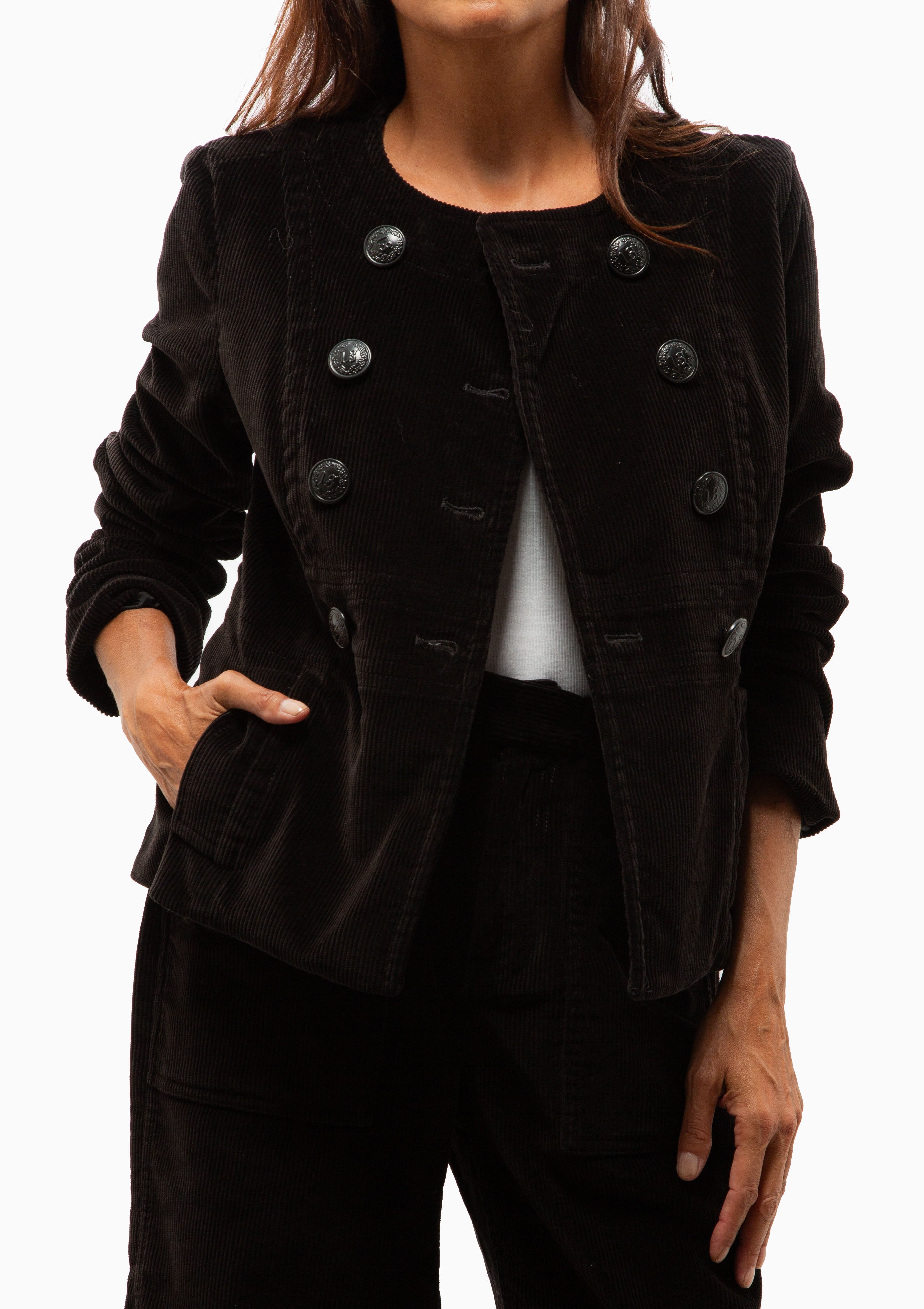 Relaxed Cadet Jacket | Black