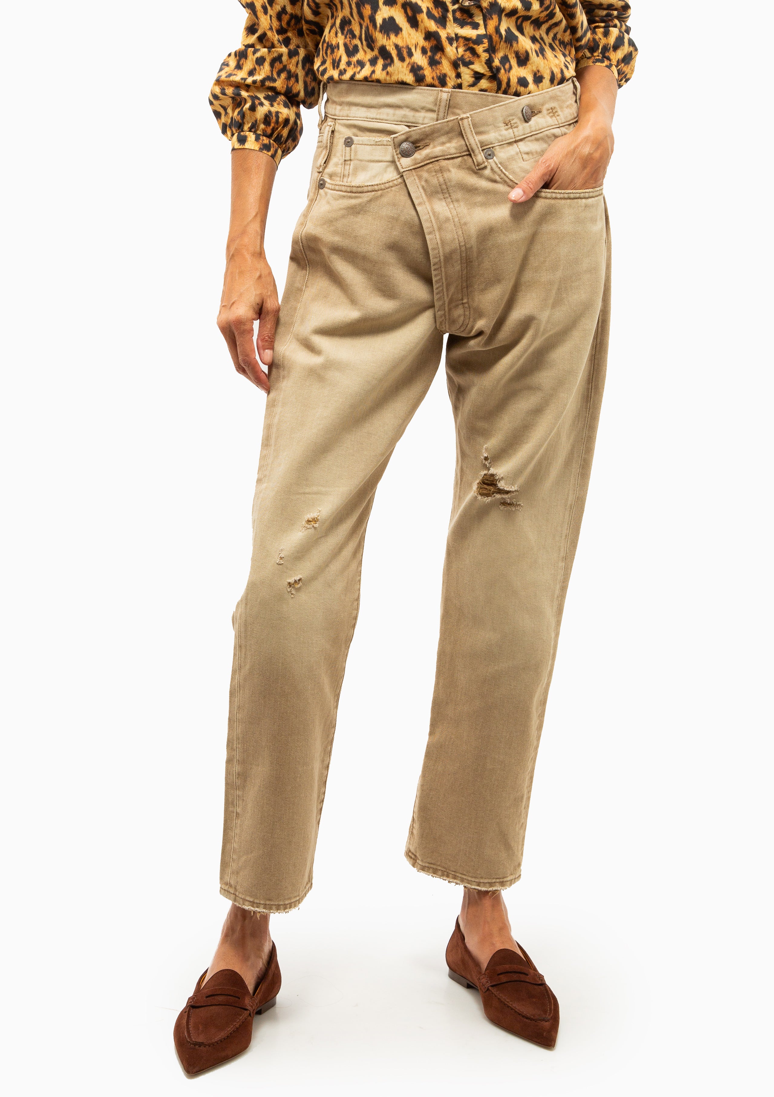 Crossover Jean | Ash Khaki