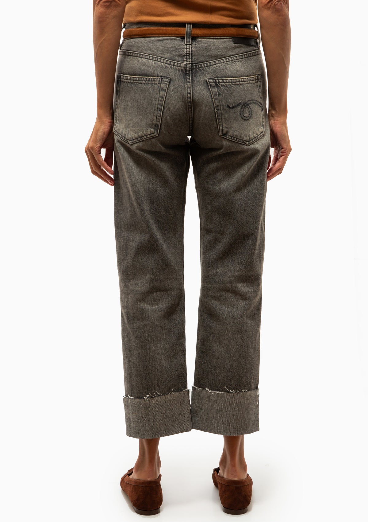 Cuffed Romeo Jean | Leyton Black