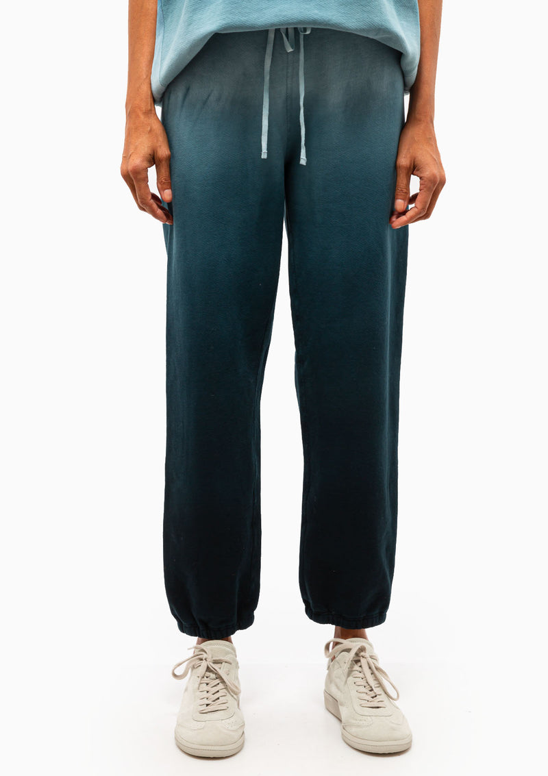 Dip Dye Topanga Pant | Teal Mist