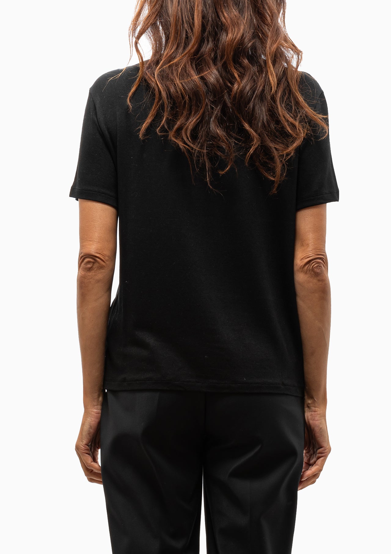 Fluid Jersey T-Shirt | Noir
