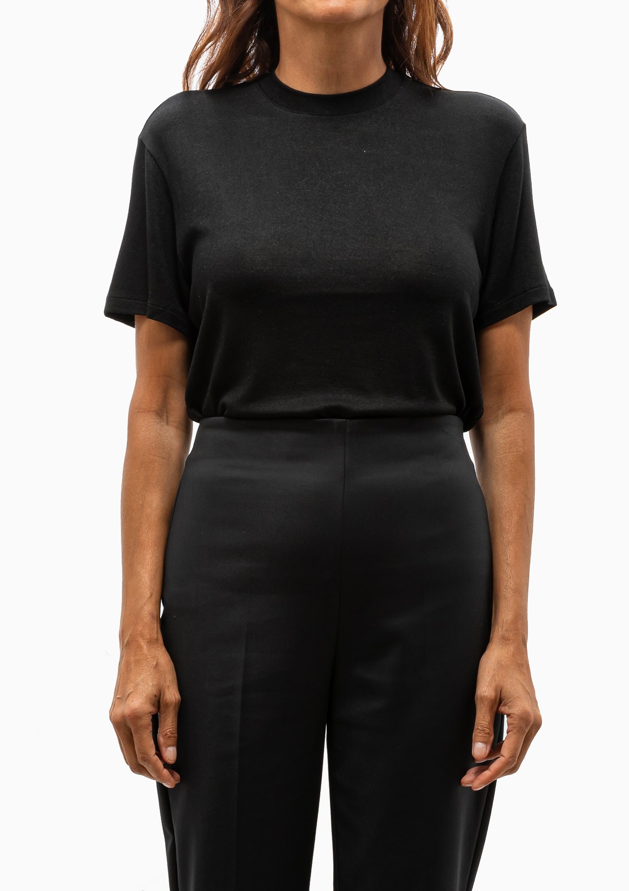 Fluid Jersey T-Shirt | Noir