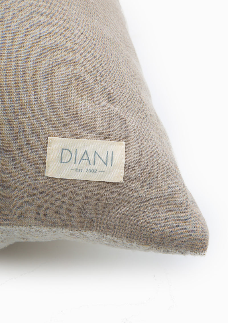 Red Single Stripe Grain Sack Cushion | 18" x 36"