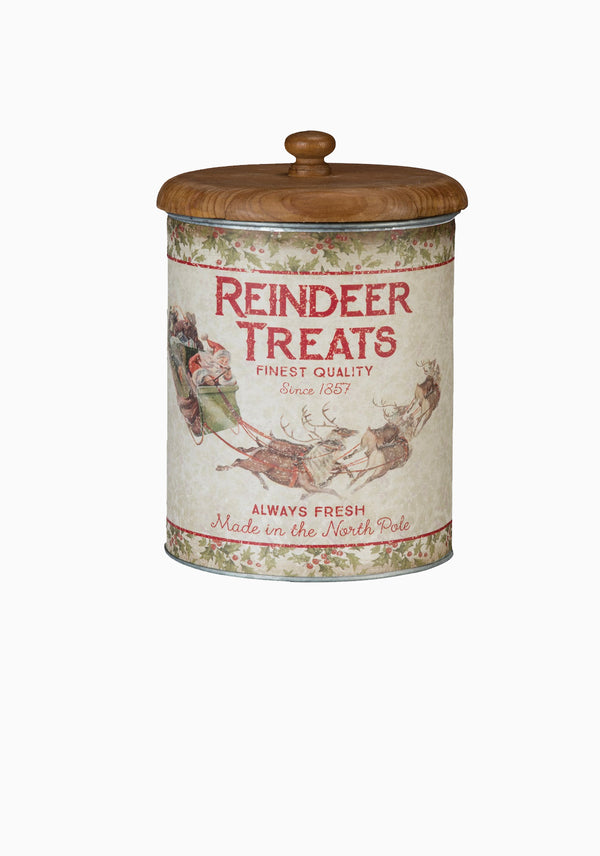 Reindeer Treats Canister