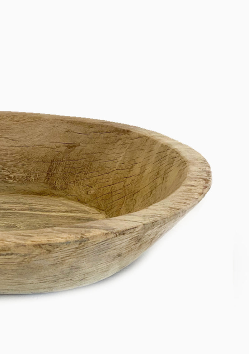 Rustic Wood Bowl | Large