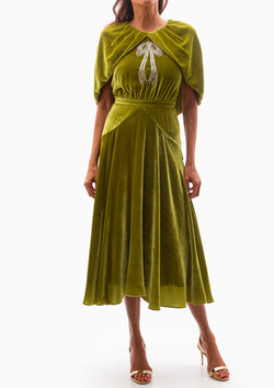 Celeste Dress | Chartreuse