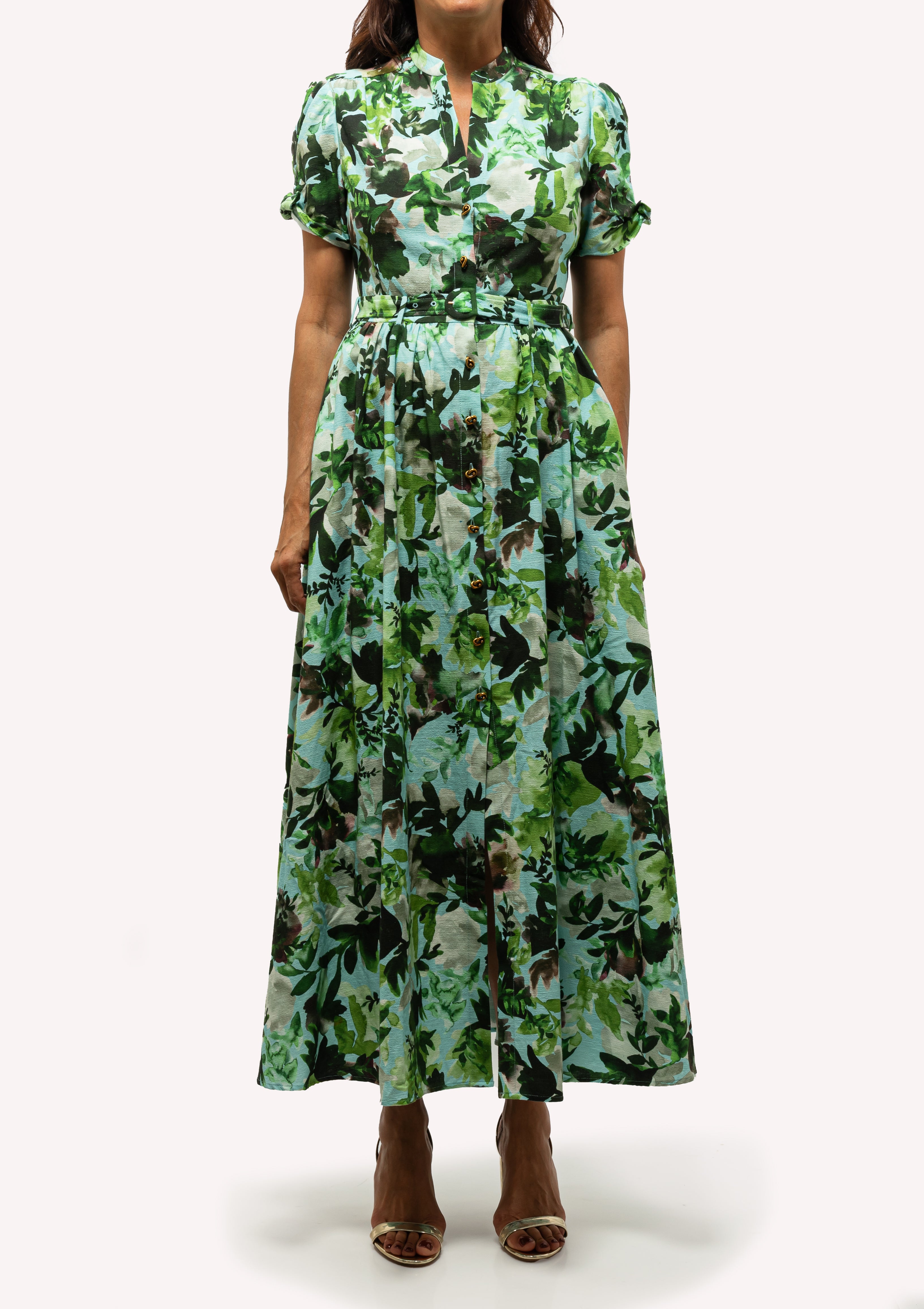 Ena Dress | Watercolour Garden