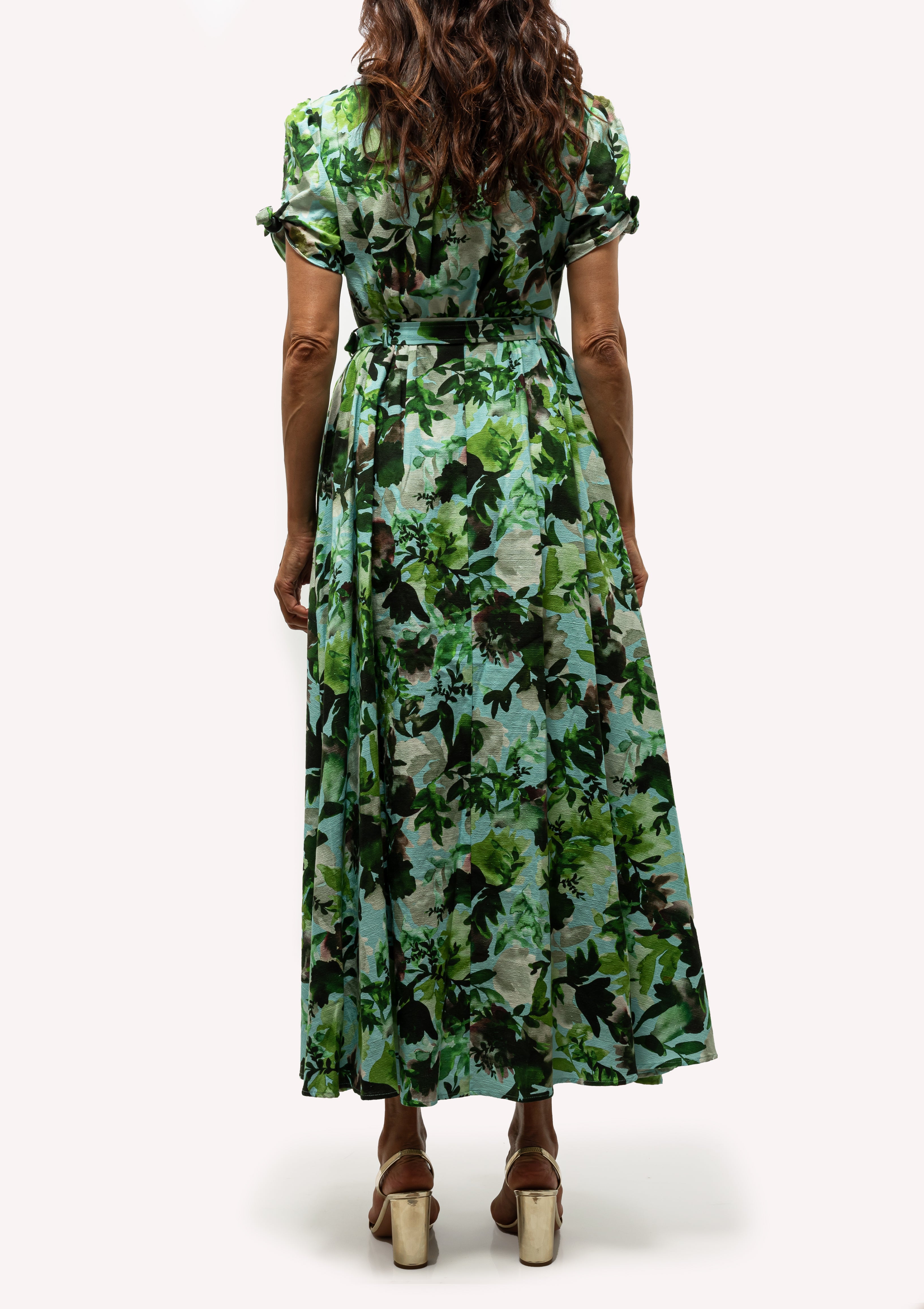Ena Dress | Watercolour Garden