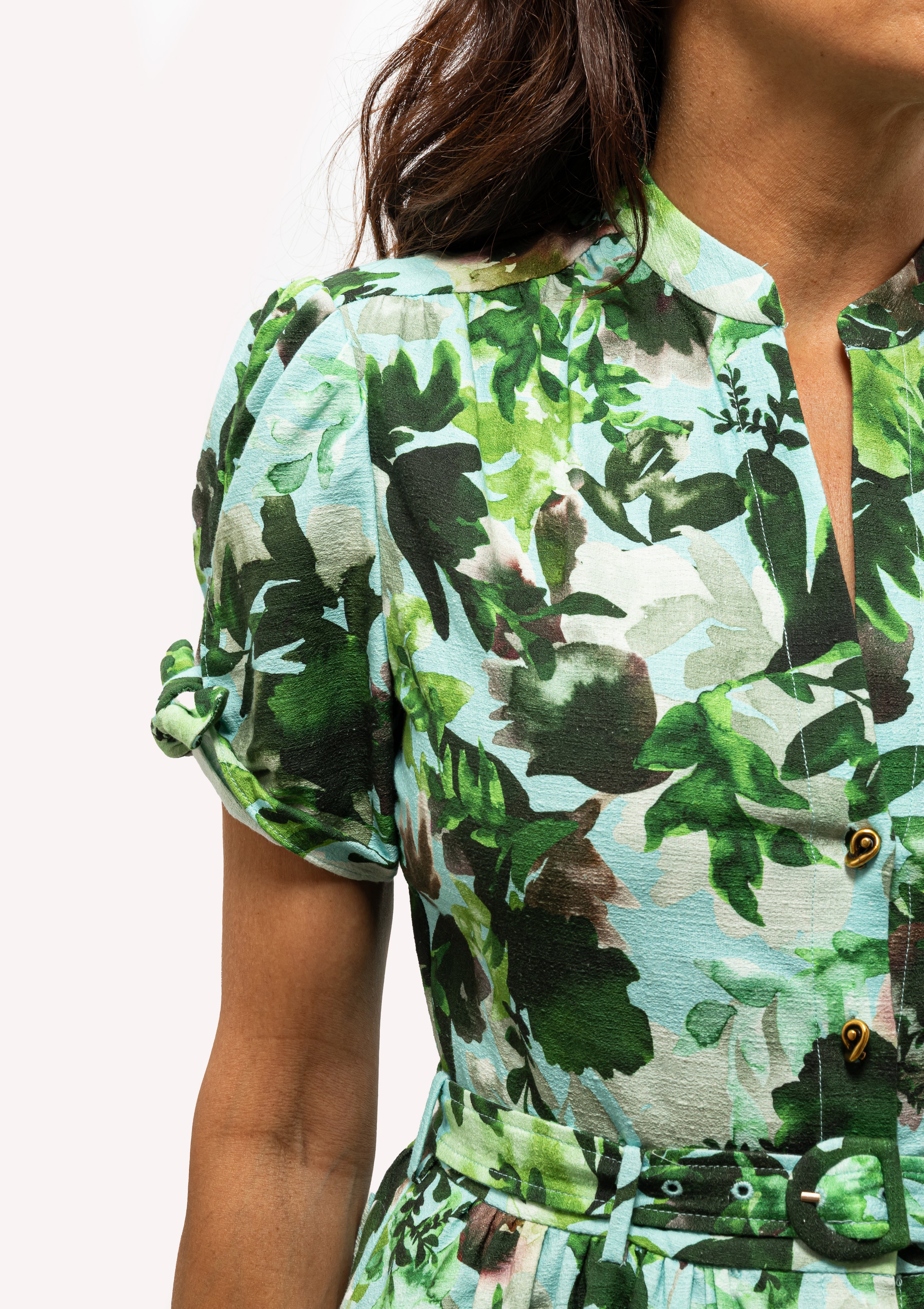Ena Dress | Watercolour Garden
