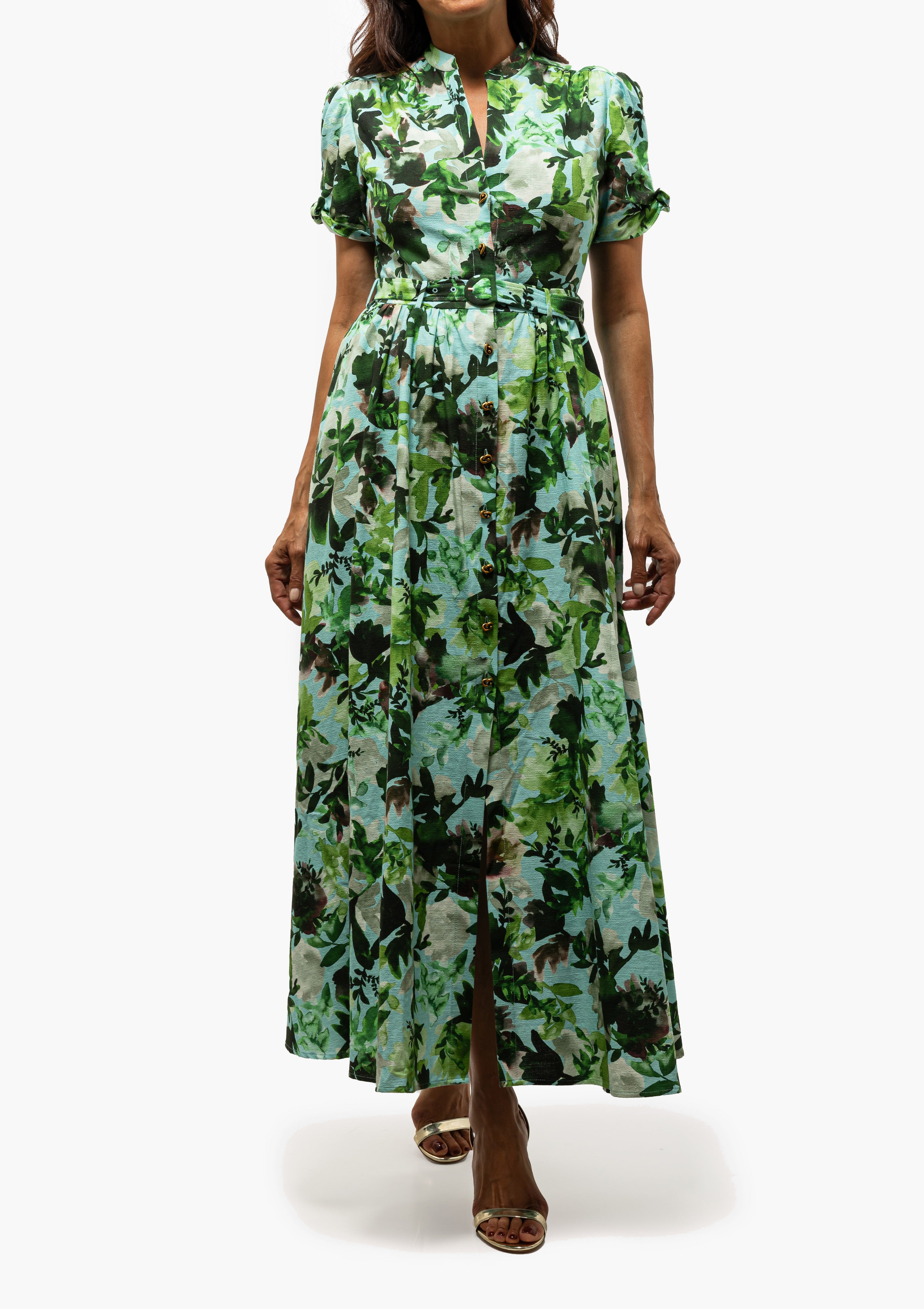 Ena Dress | Watercolour Garden