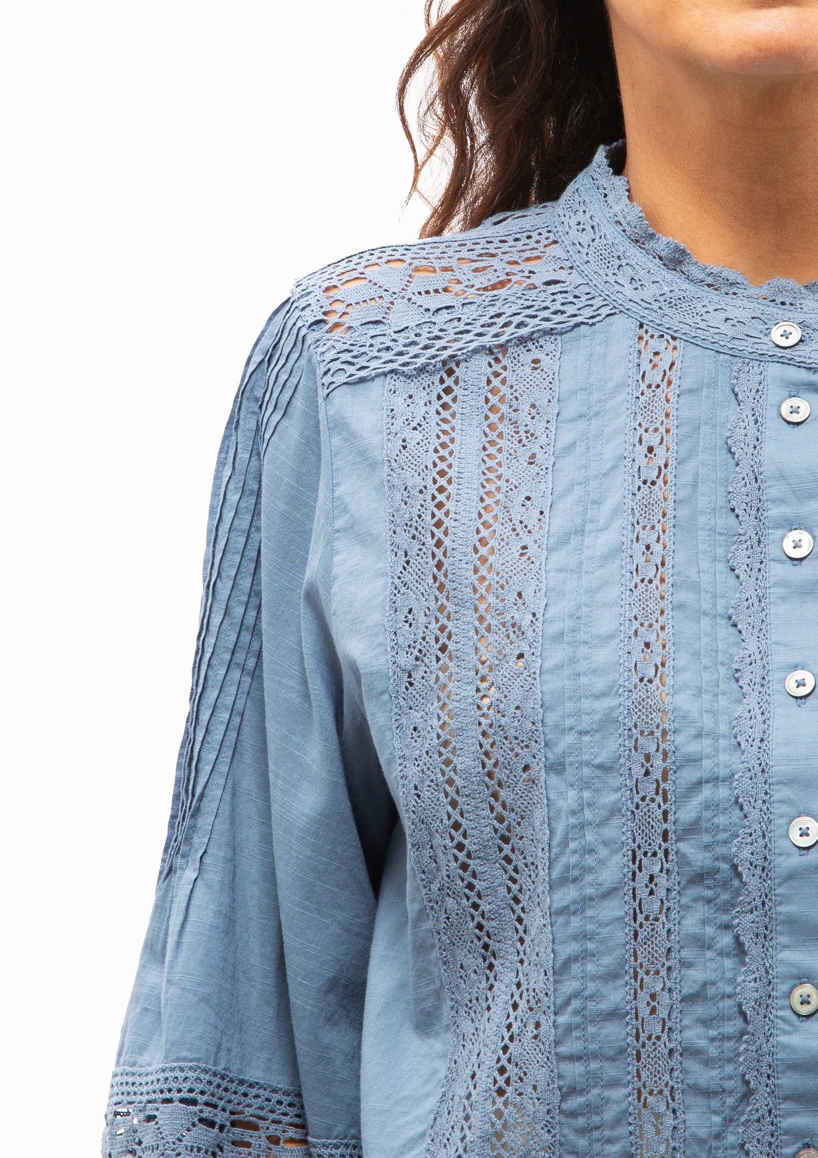 Pippa Solid Top | Blue