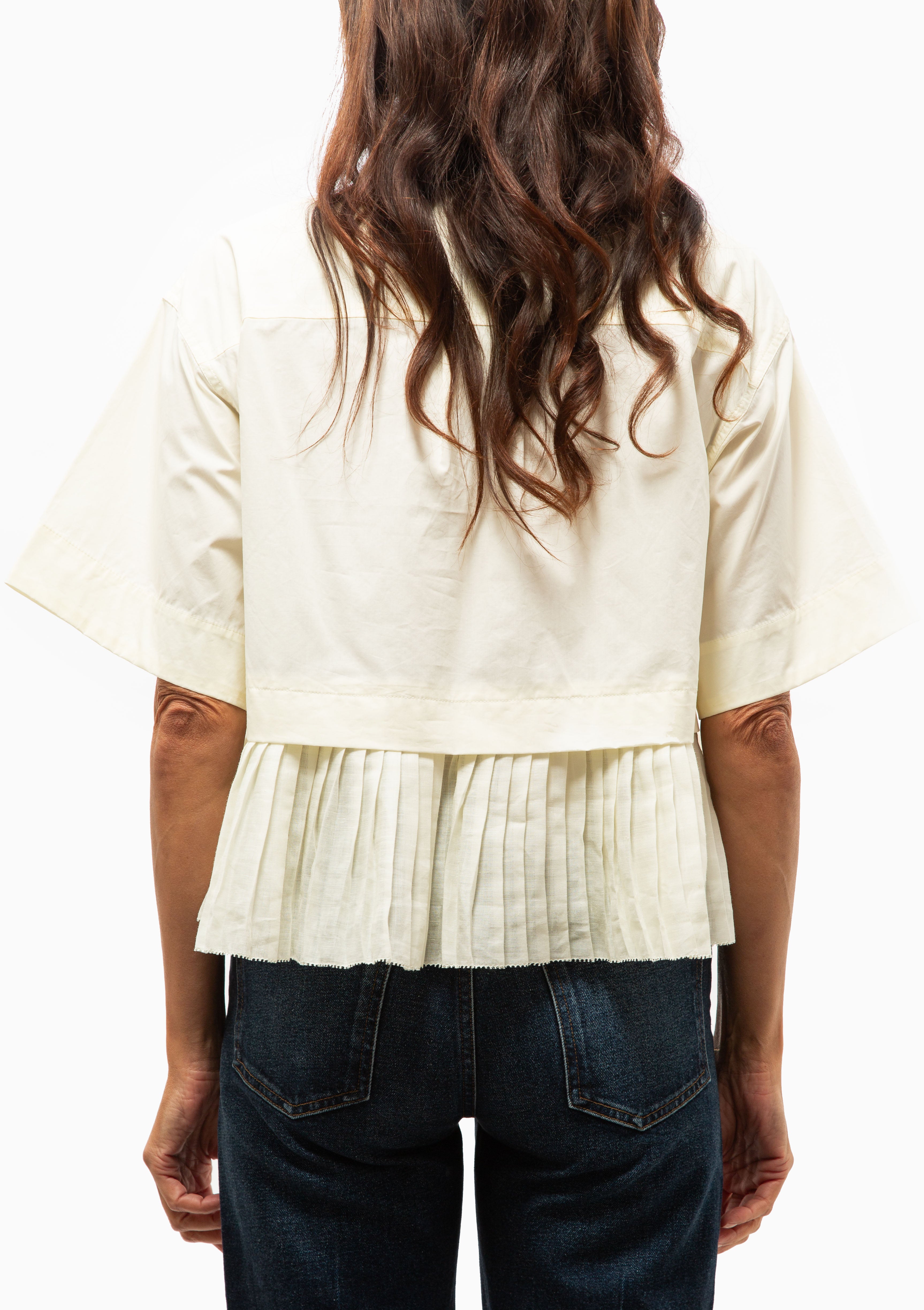 Solene Short Sleeve Shirt | Cream
