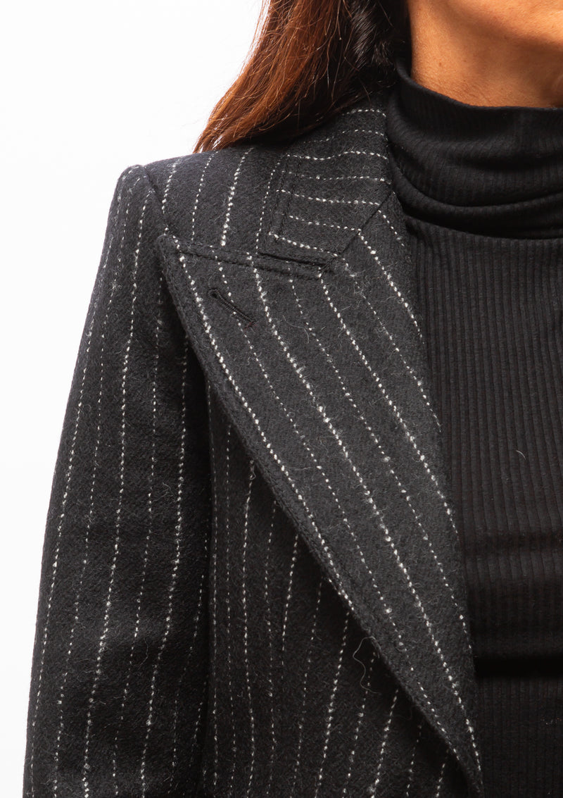 Birkin Blazer | Black Pinstripe