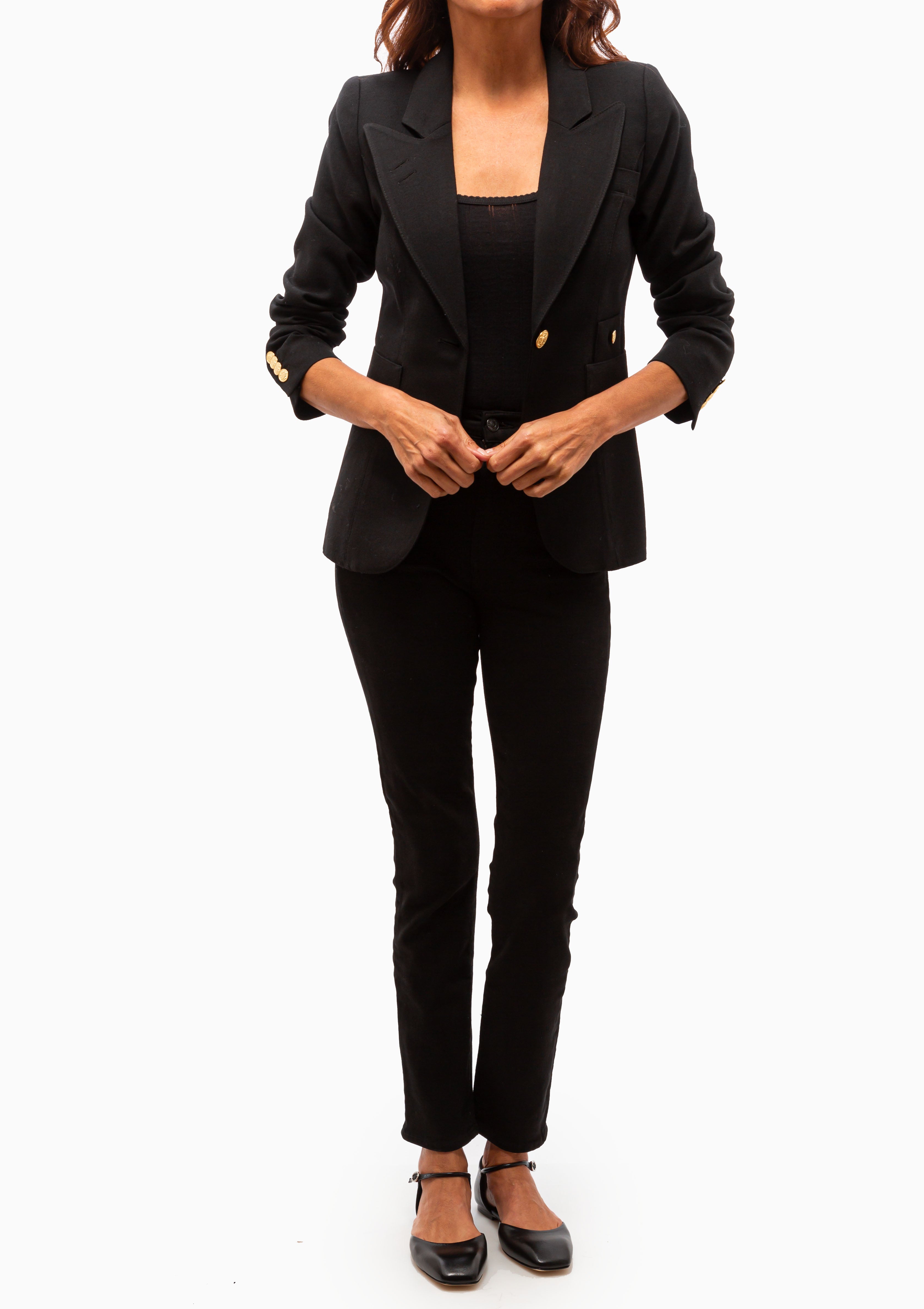 Classic Duchess Blazer | Black