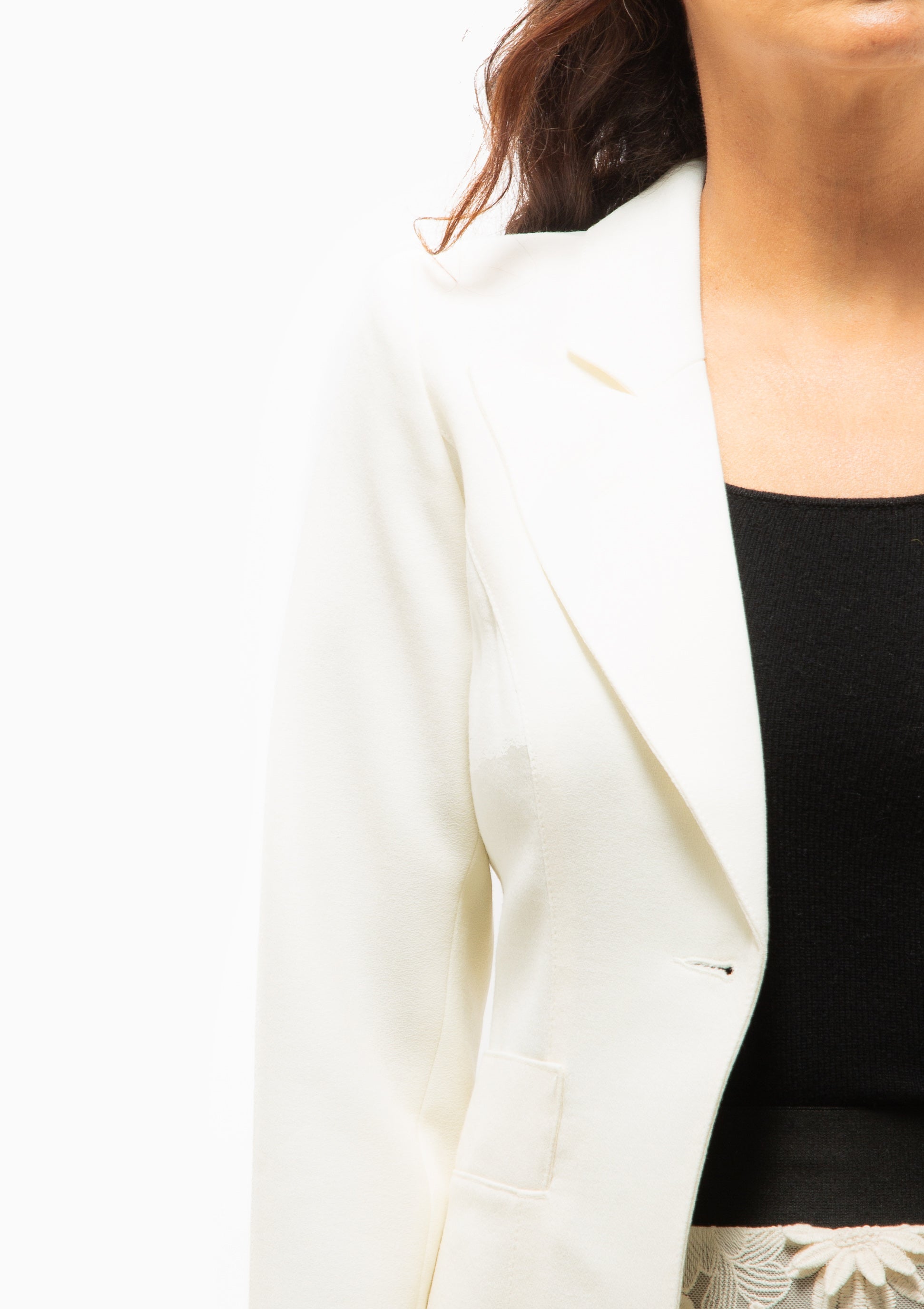 Classic Duchess Blazer | Ivory