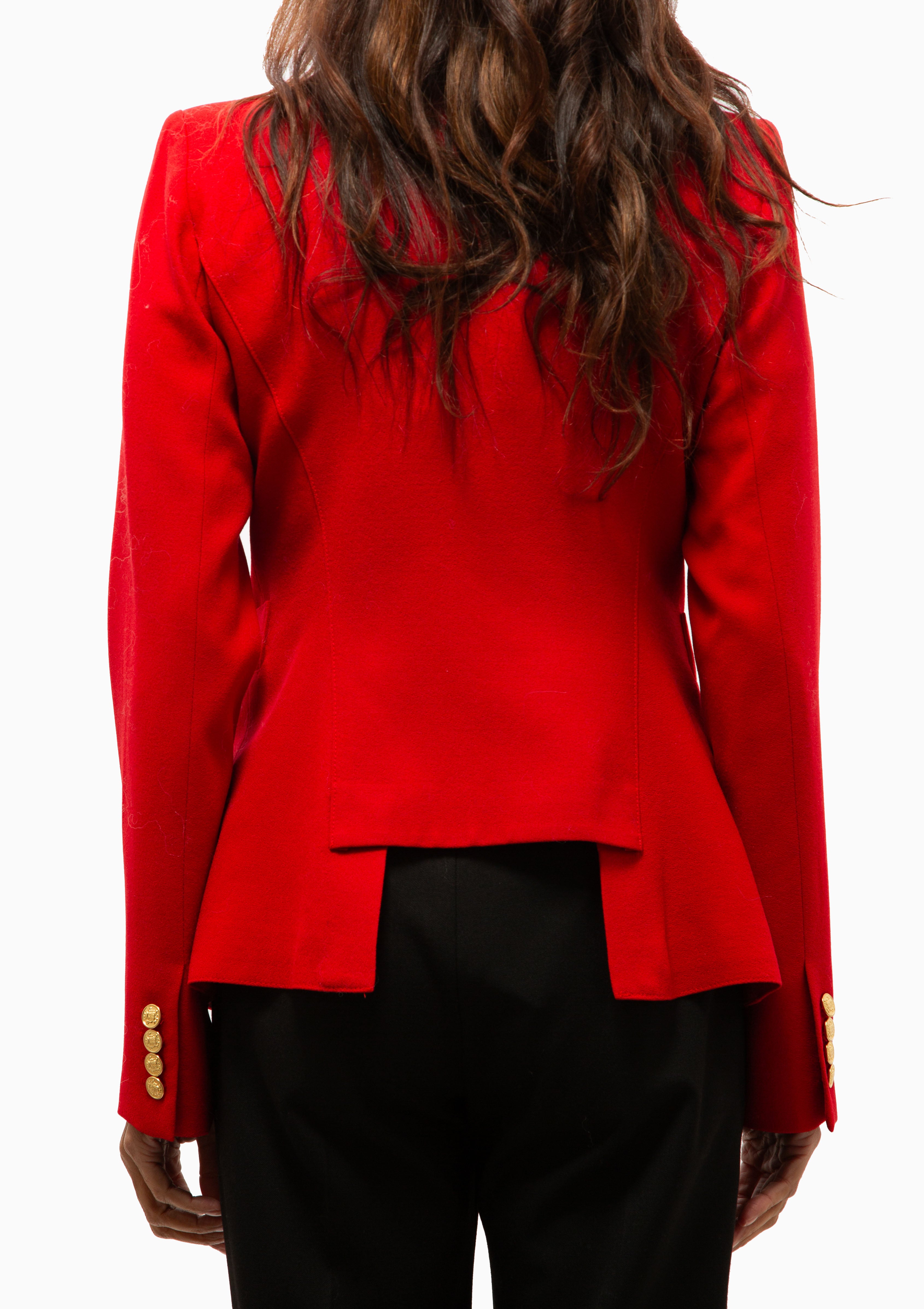 Classic Duchess Blazer | Red