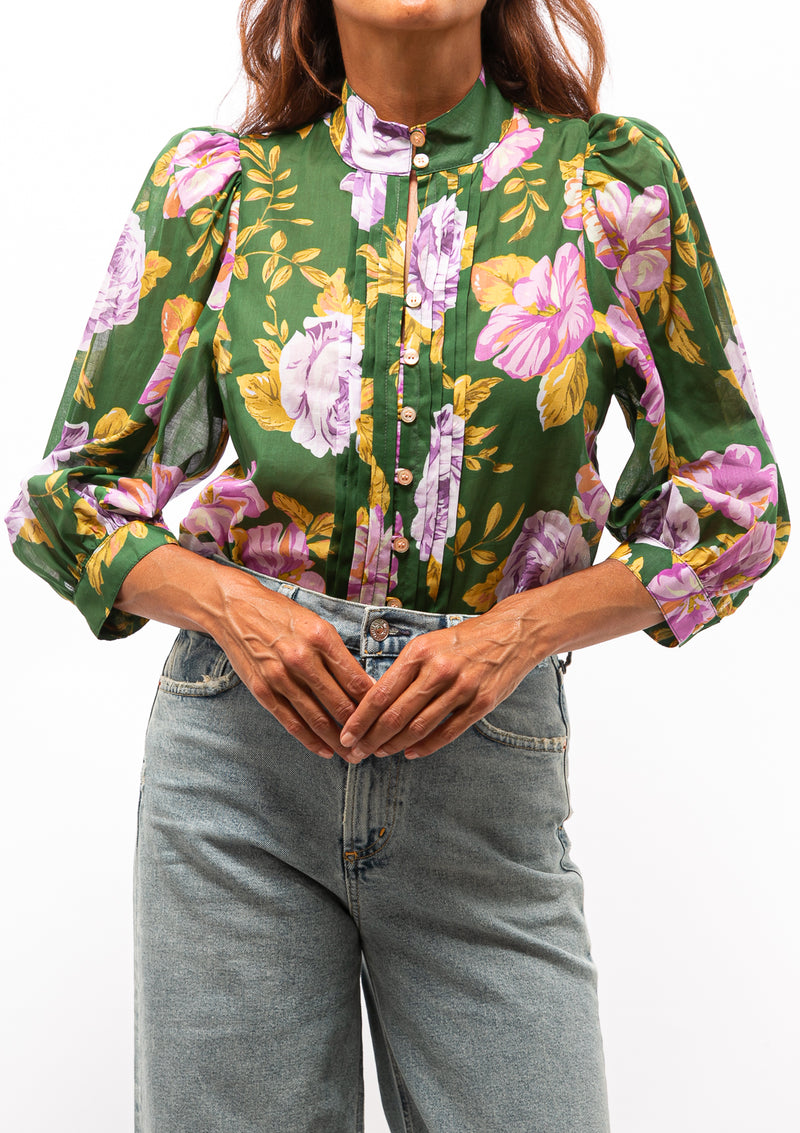 Frontier Blouse | Forest Floral