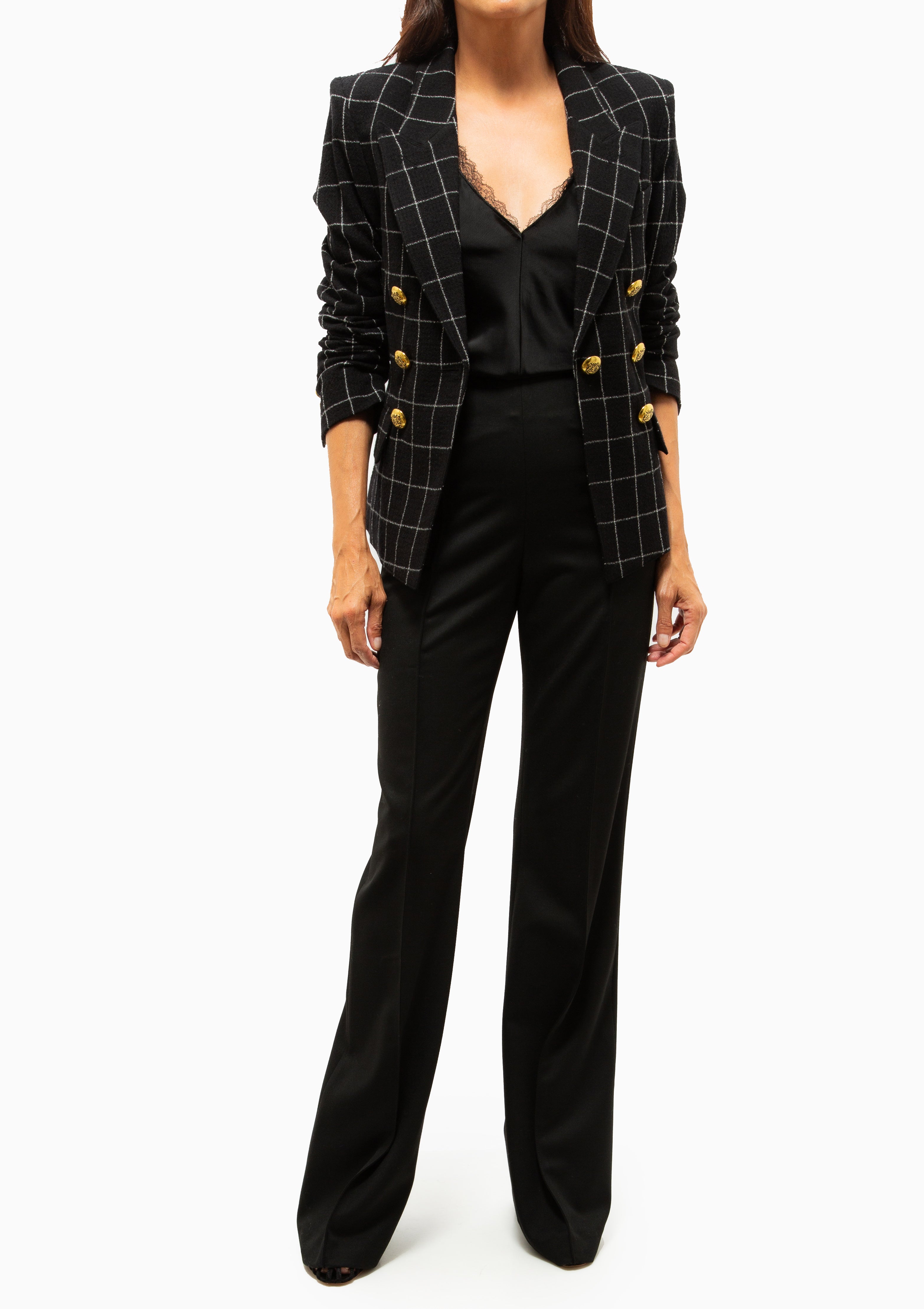 Mini Not a DB Blazer | Black Grid
