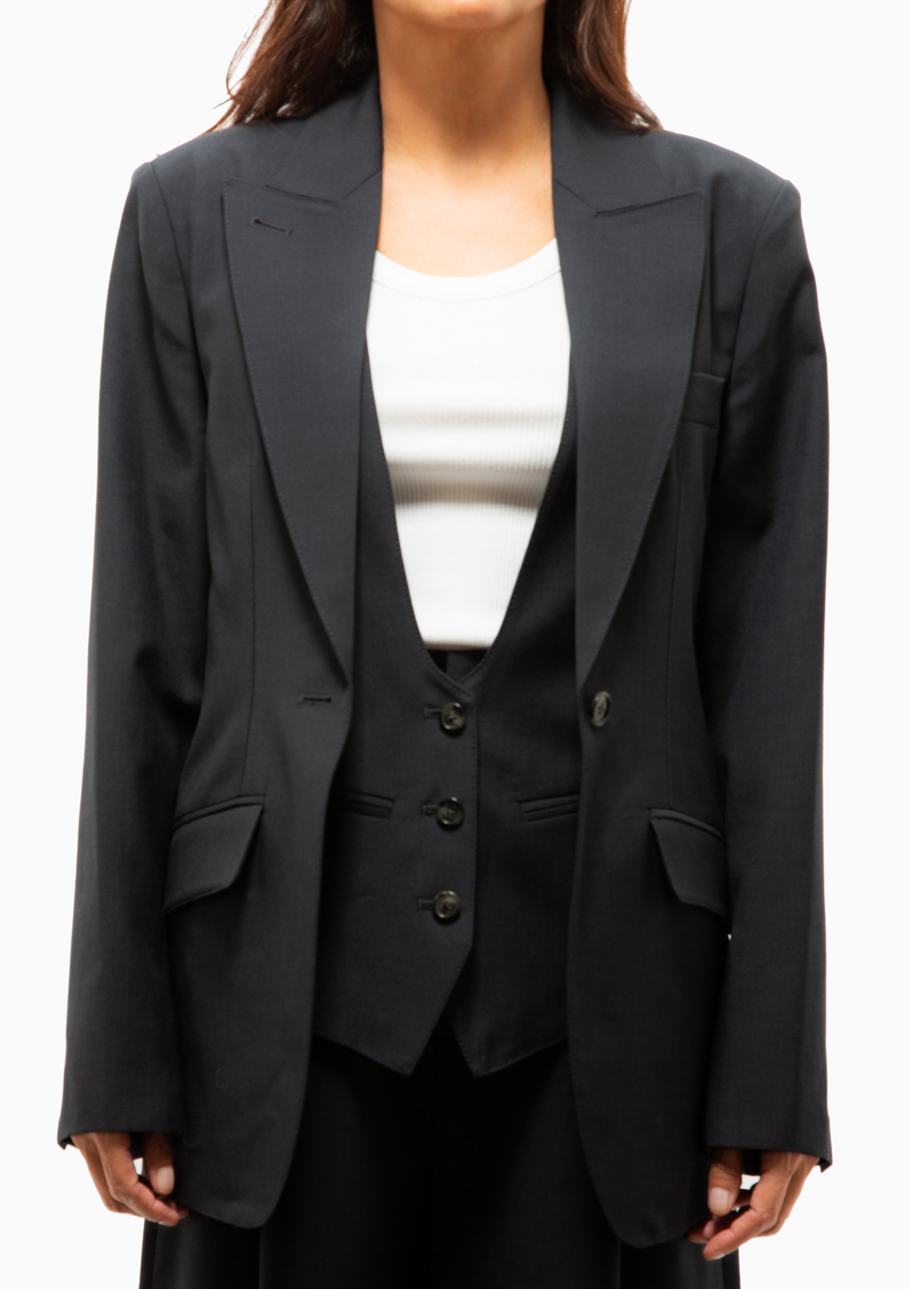 Oversized Layered Blazer | Iron