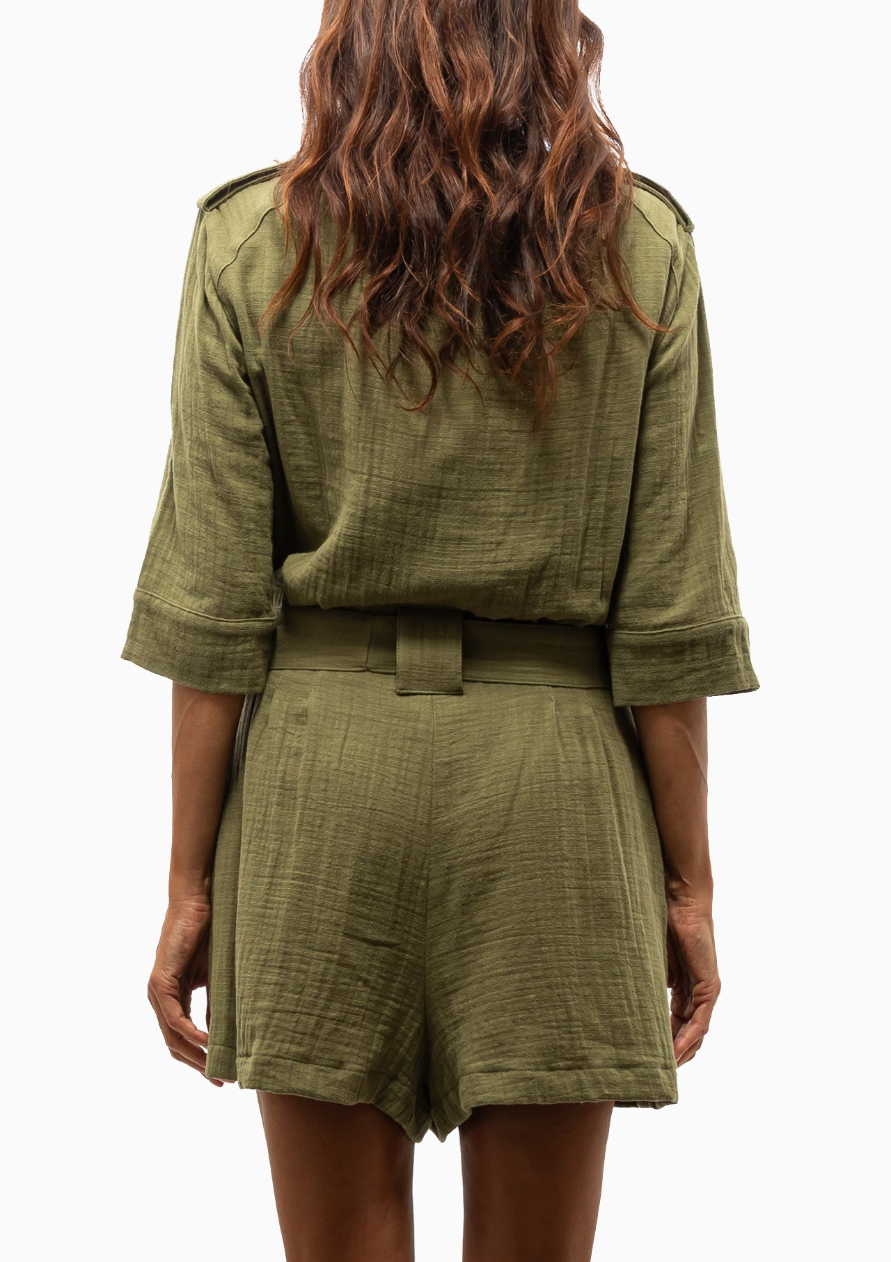 Utility Romper | Army