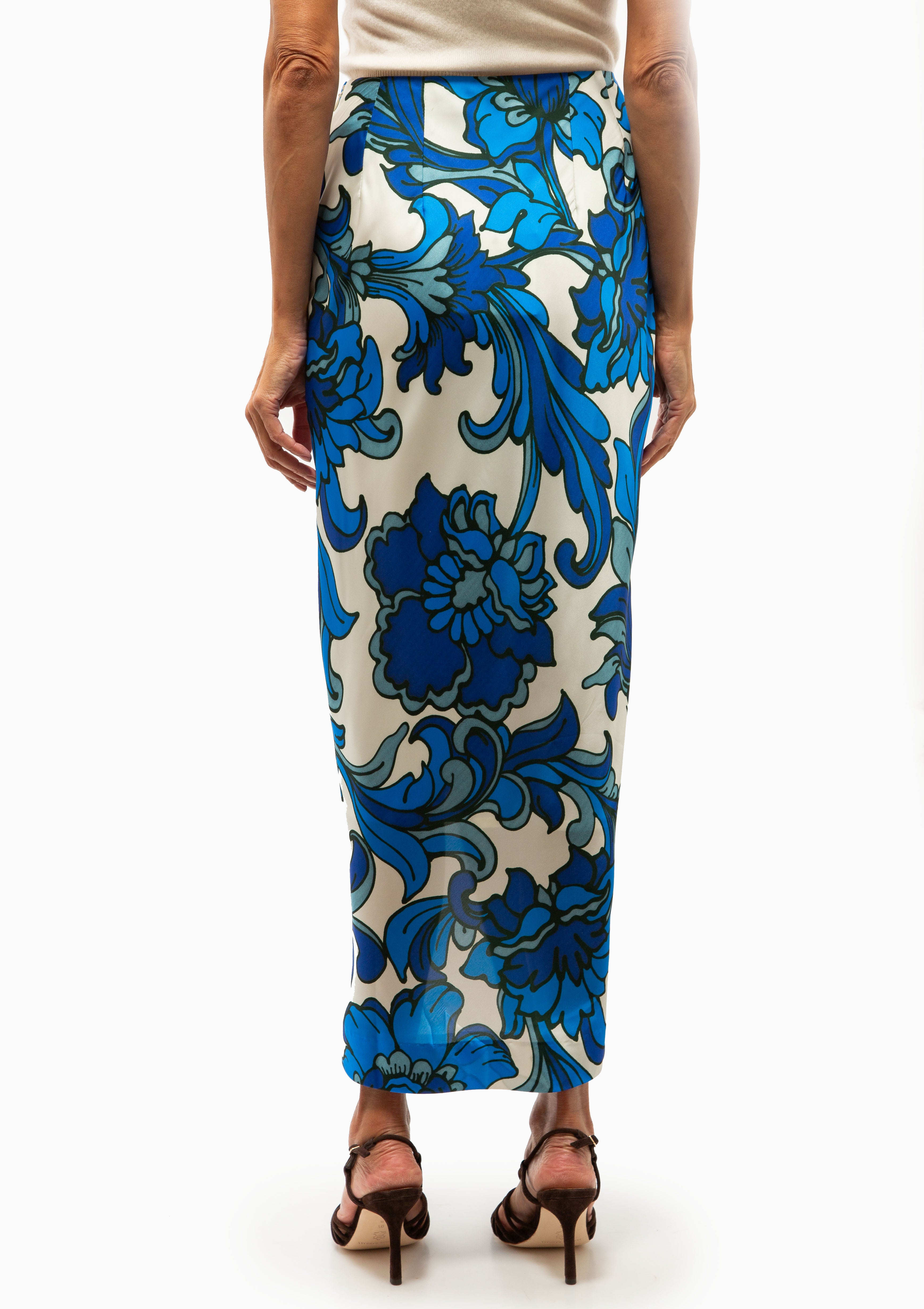 Front Ruffle Skirt | Aegean Multi