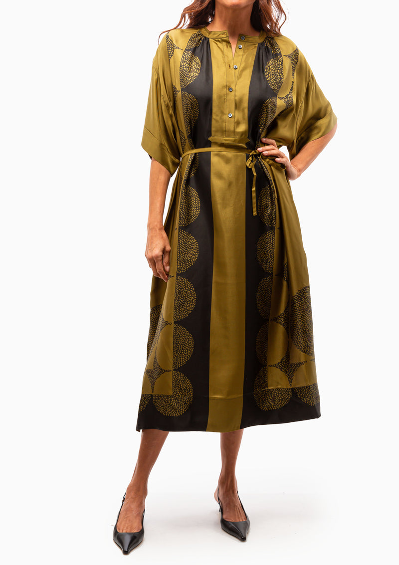 Athena Dress | Khaki/ Nior