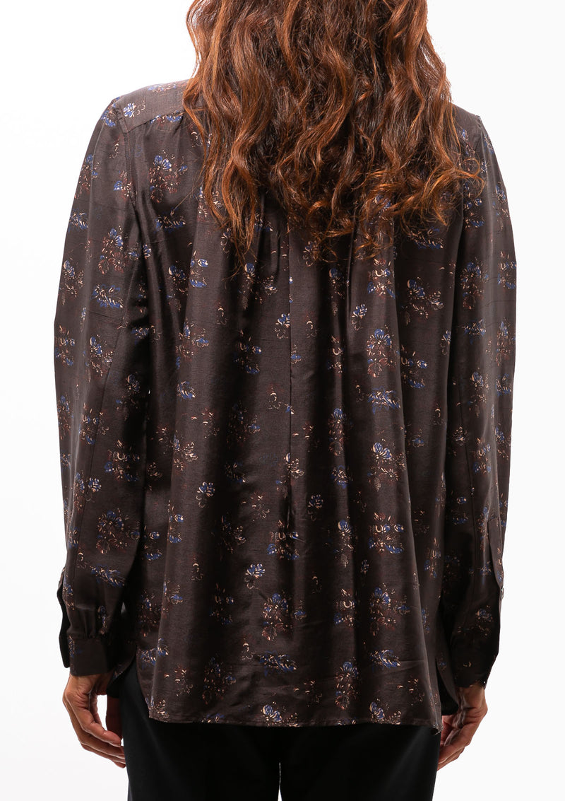 Laure Shirt | Prune/Bleu