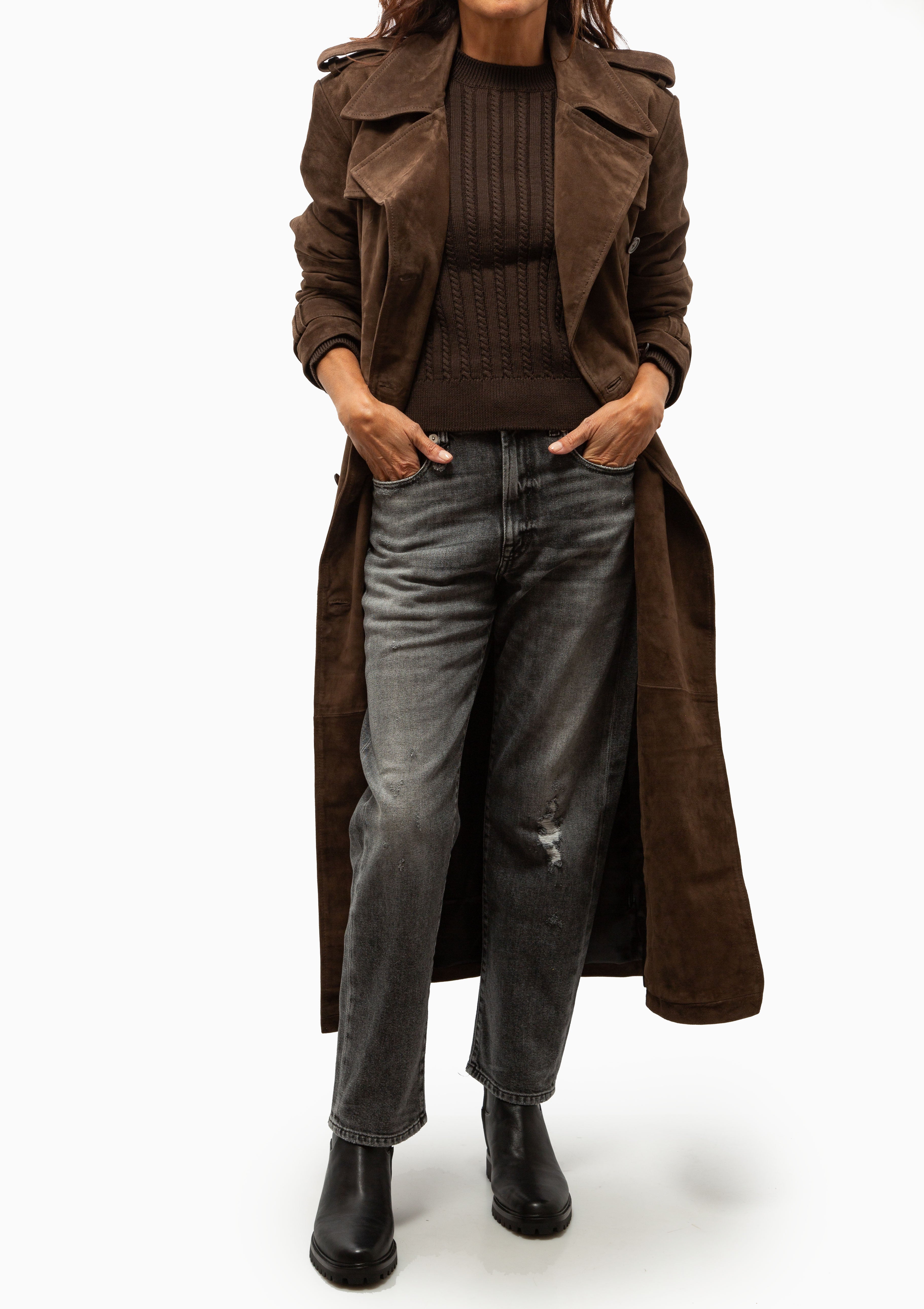 Belle De Jour Trench Coat | Americano