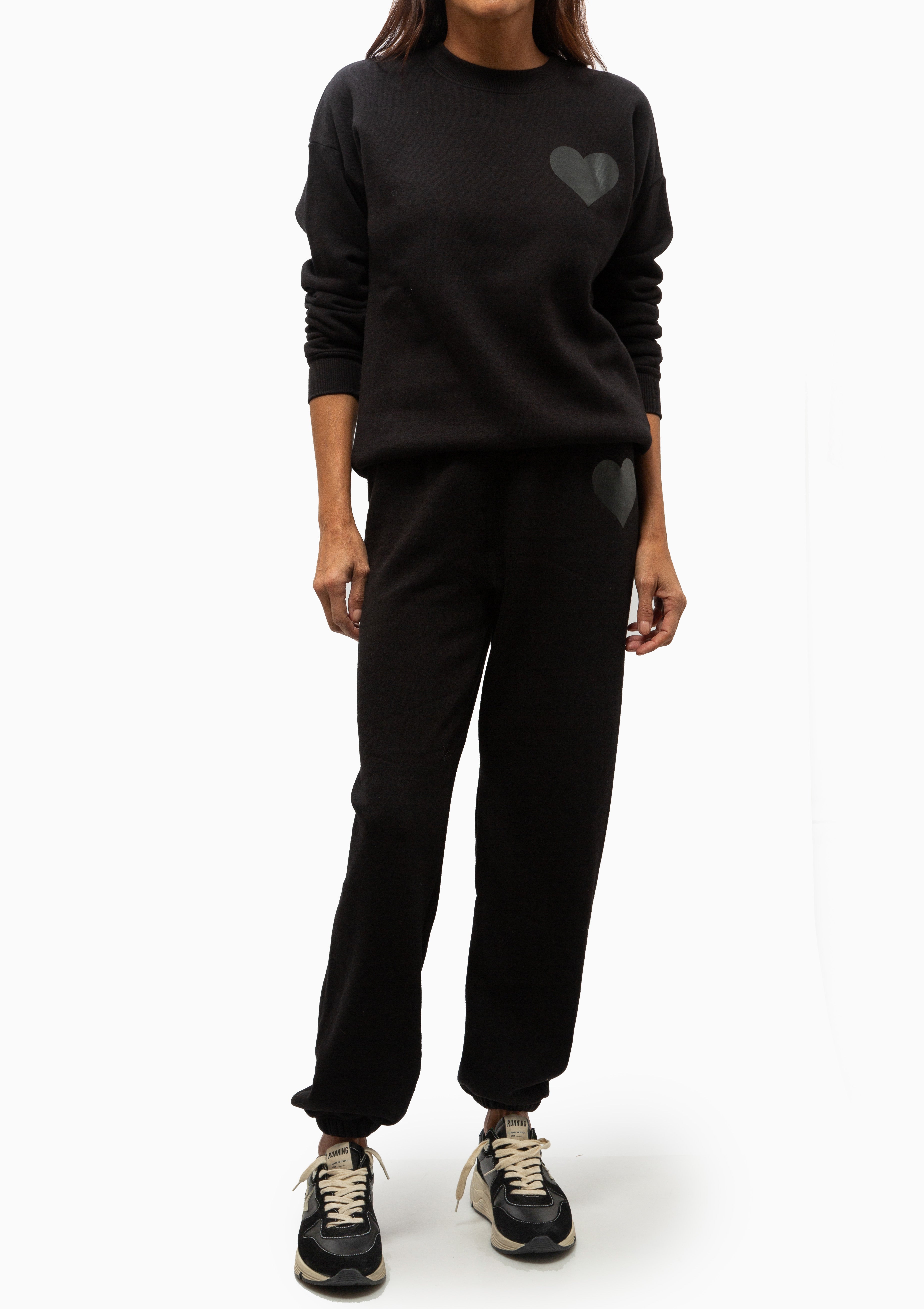 Heart Sweatshirt | Black