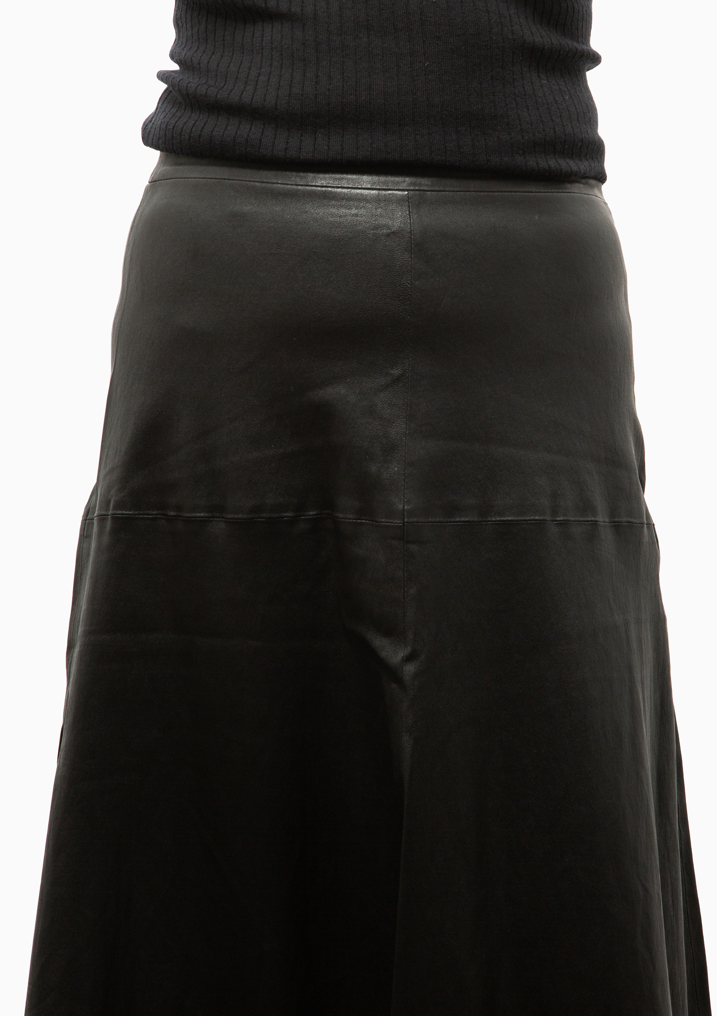 Leather Julia Skirt | Black