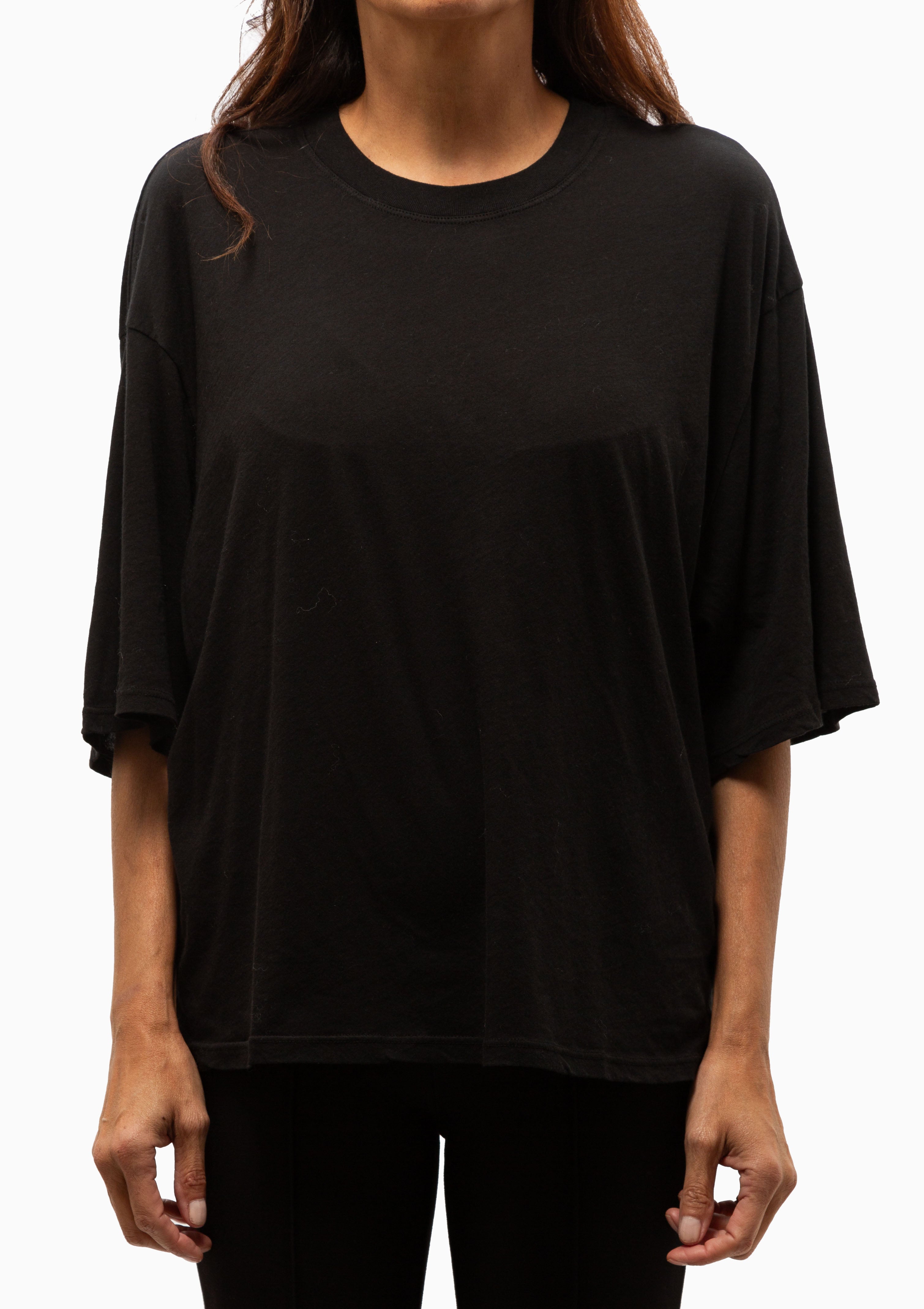 Oversized Boxy T-Shirt | Black