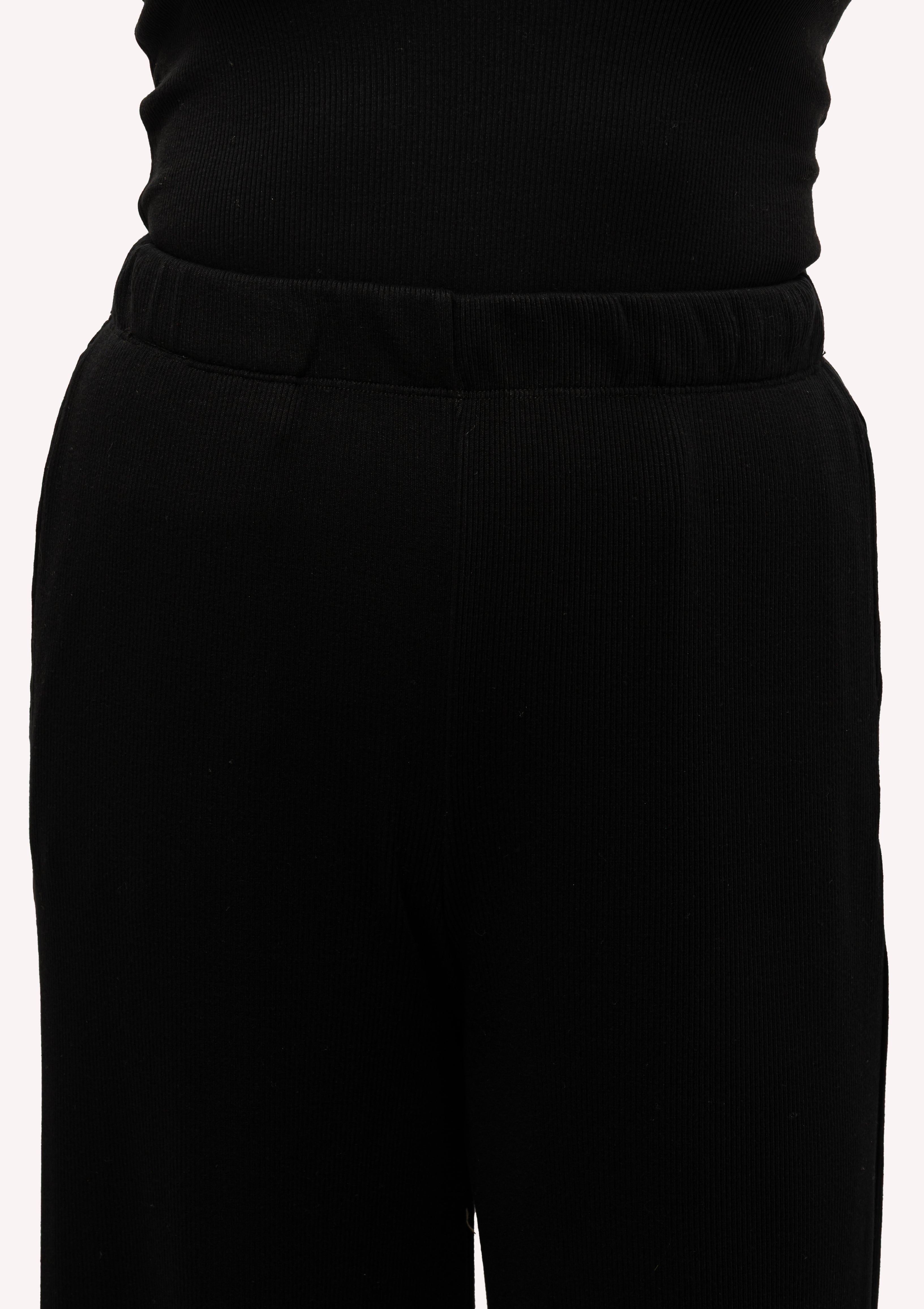 Rib Culotte | Black