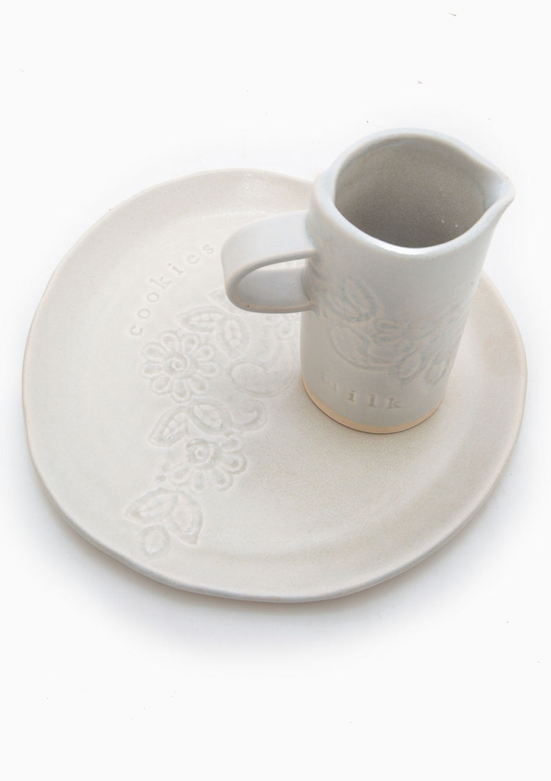 Milk & Cookies Set | Satin Greige