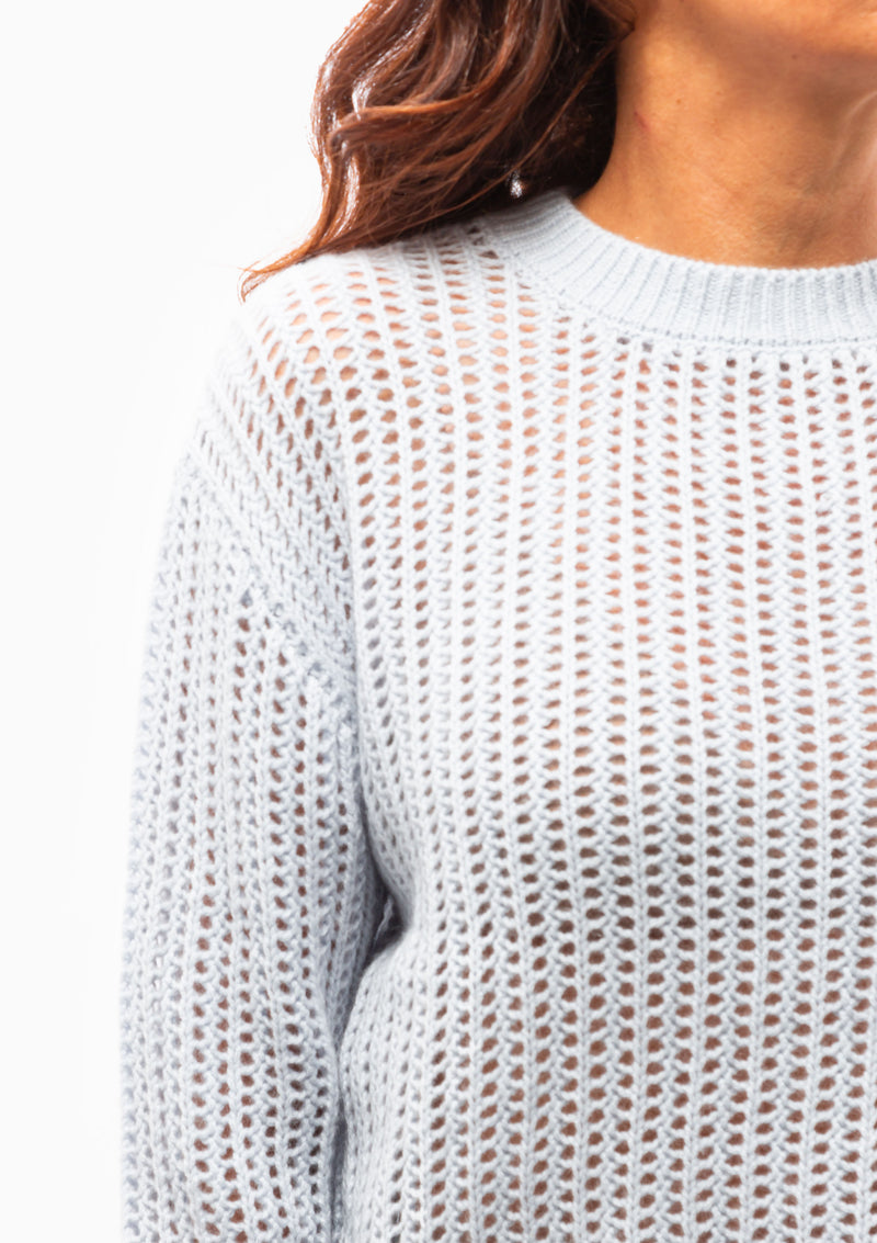 Marci Long Sleeve Cashmere Sweater | Whisper