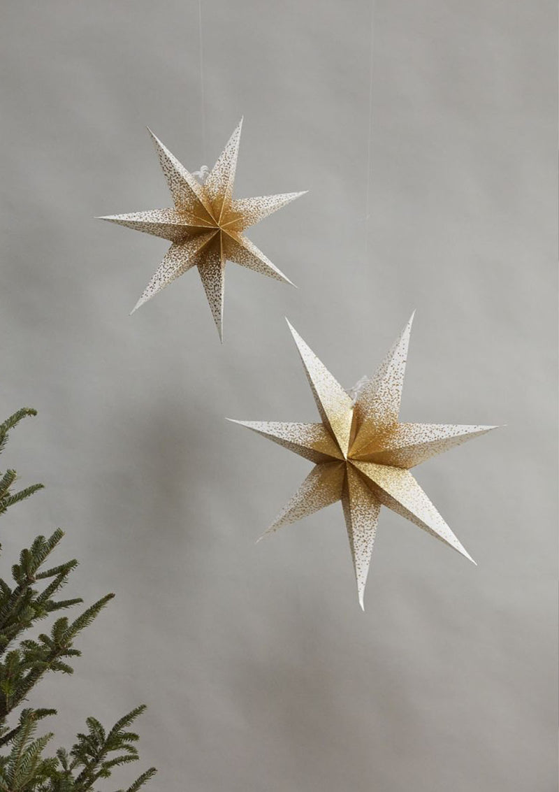 Shimmering Paper Star | 22.5" x 4.75"
