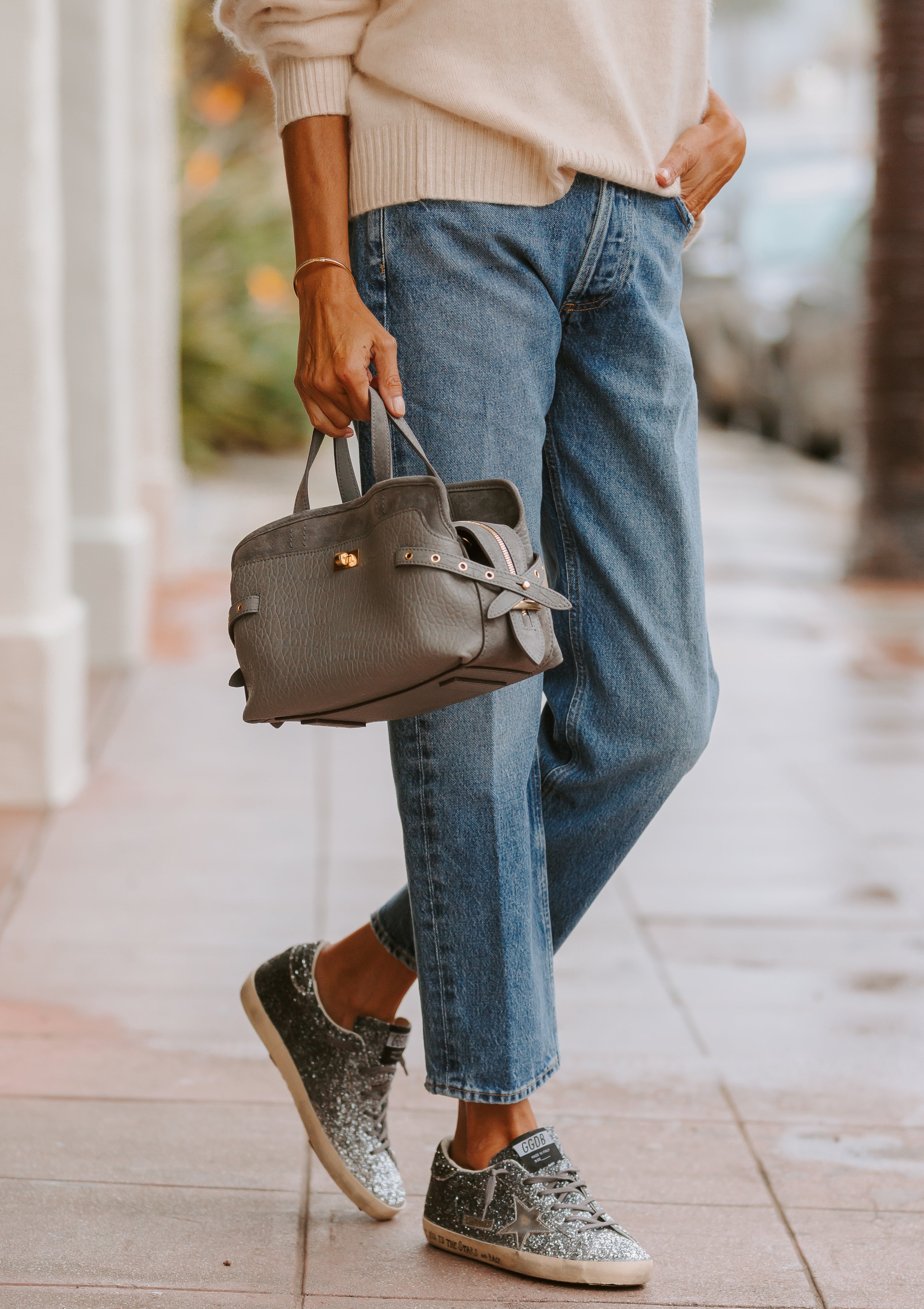 Superstar Sneaker Glitter Upper Metallic Star | Silver/Black