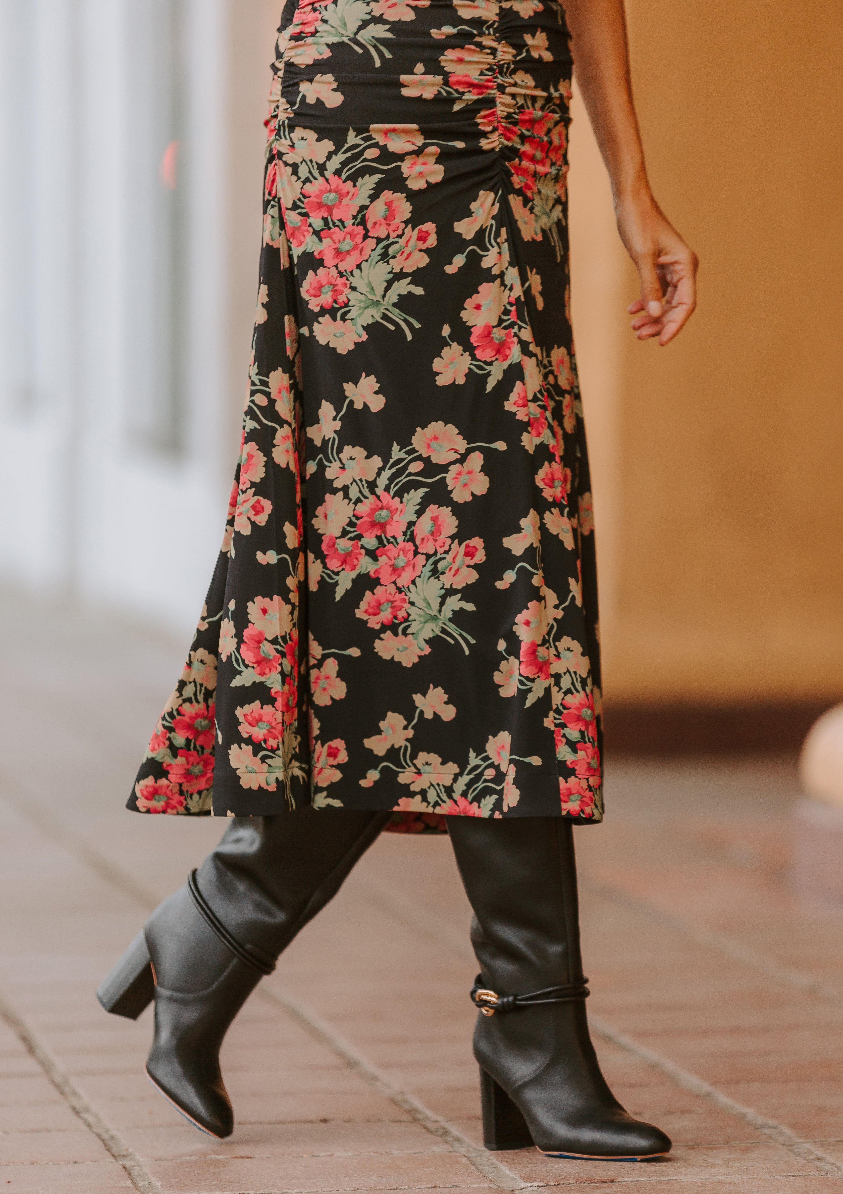 Goldy Tall Boot With Hardware | Black