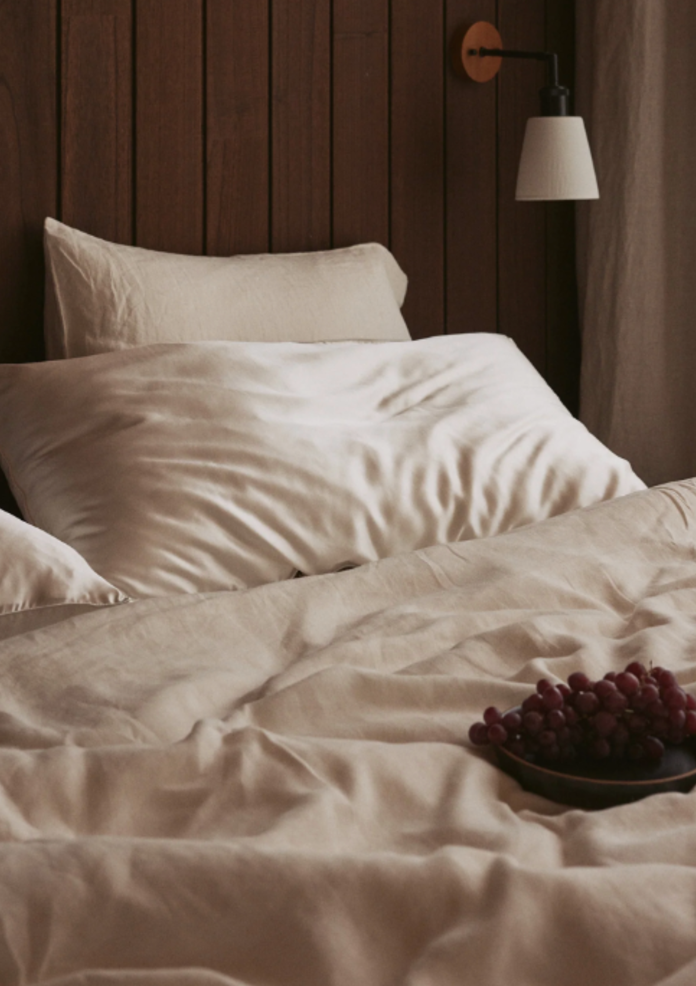 Silk Linen Flip King Single Pillowcase | Ivory